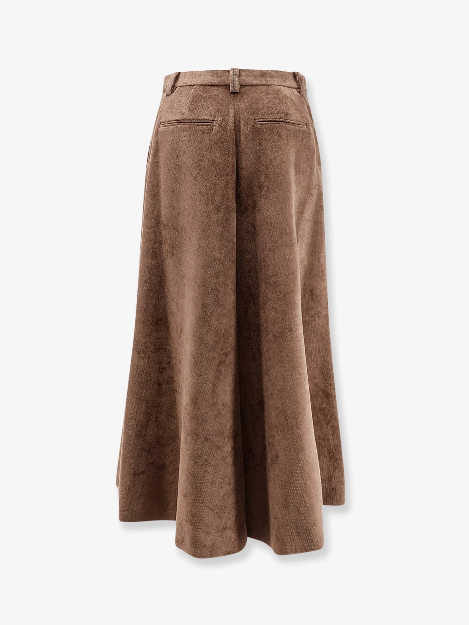 Velvet skirt with Monili detail