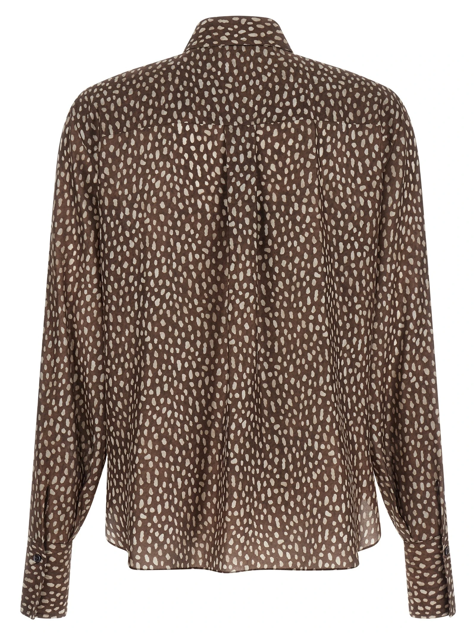 Lavallière collar shirt
