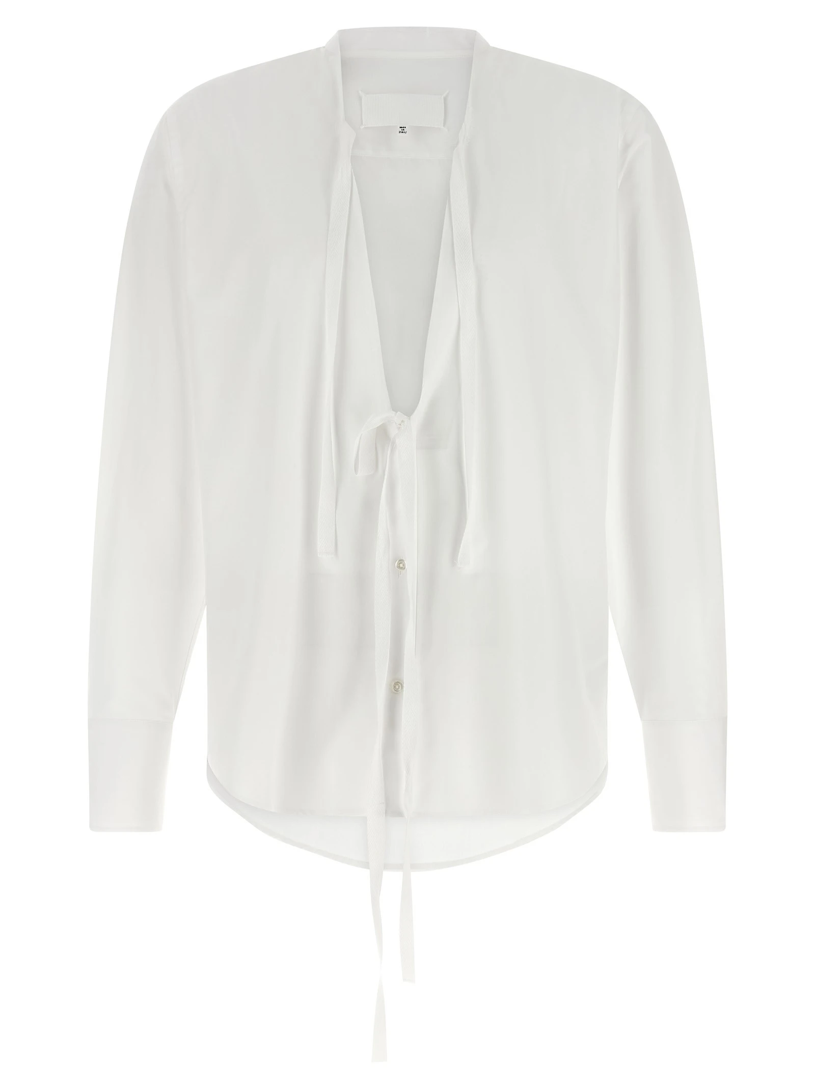 Raw cut hem shirt