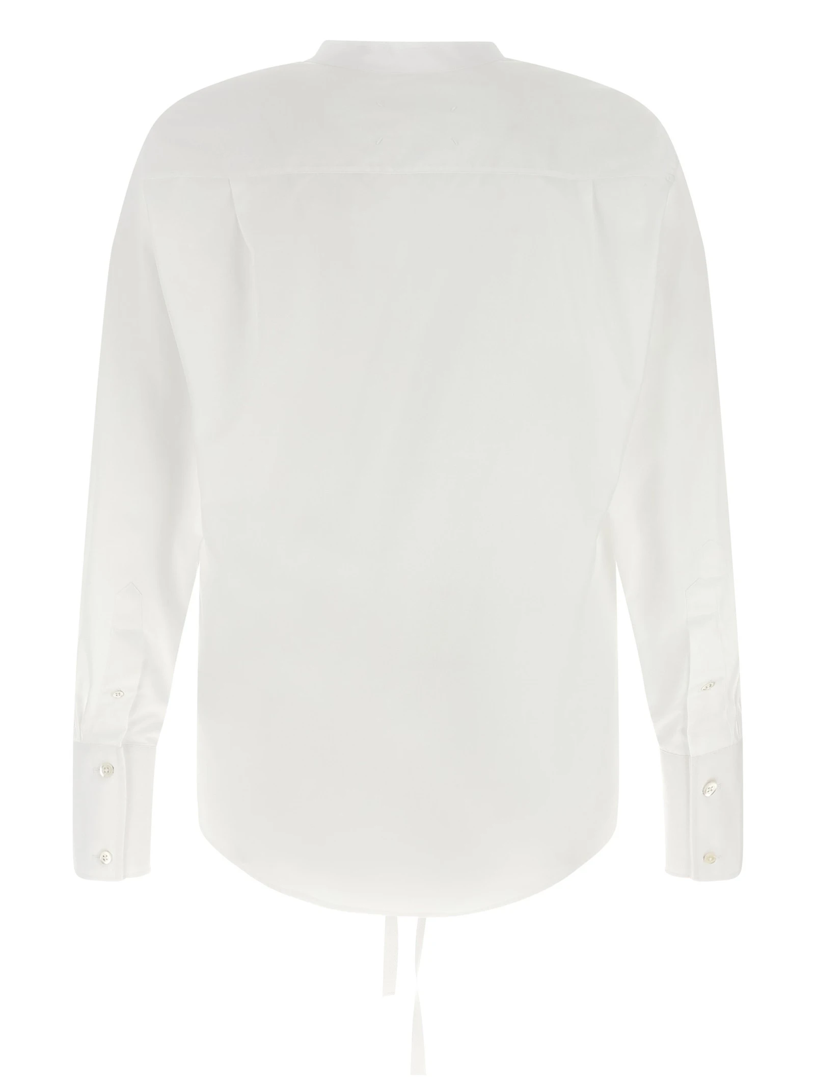 Raw cut hem shirt