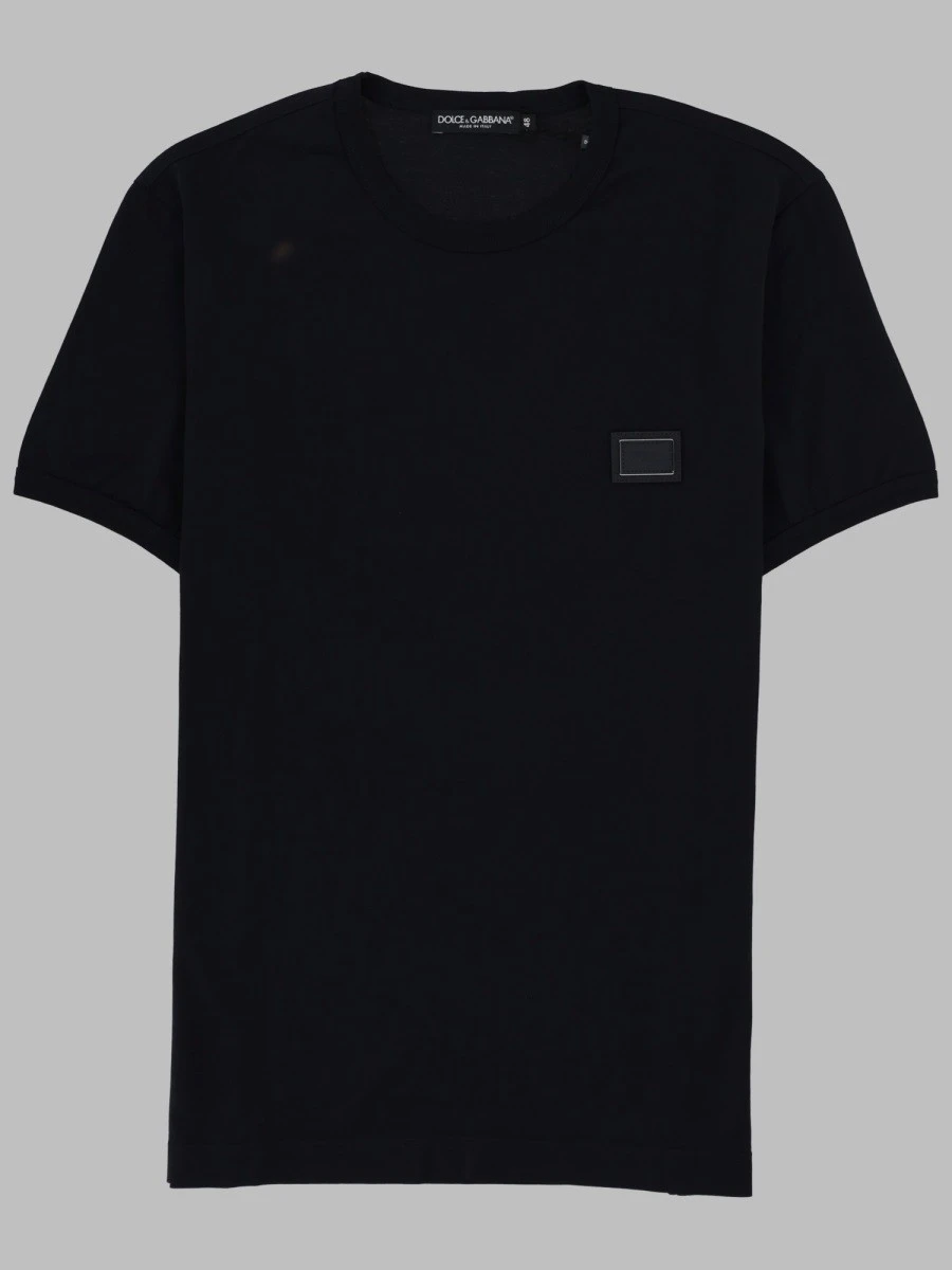 T-SHIRT IN COTONE CON PLACCA