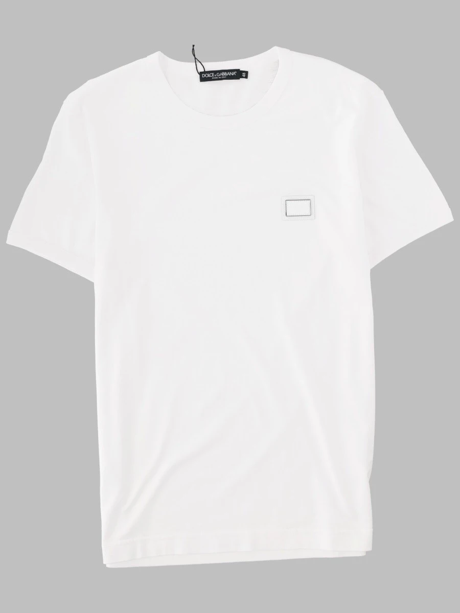 T-SHIRT IN COTONE CON PLACCA