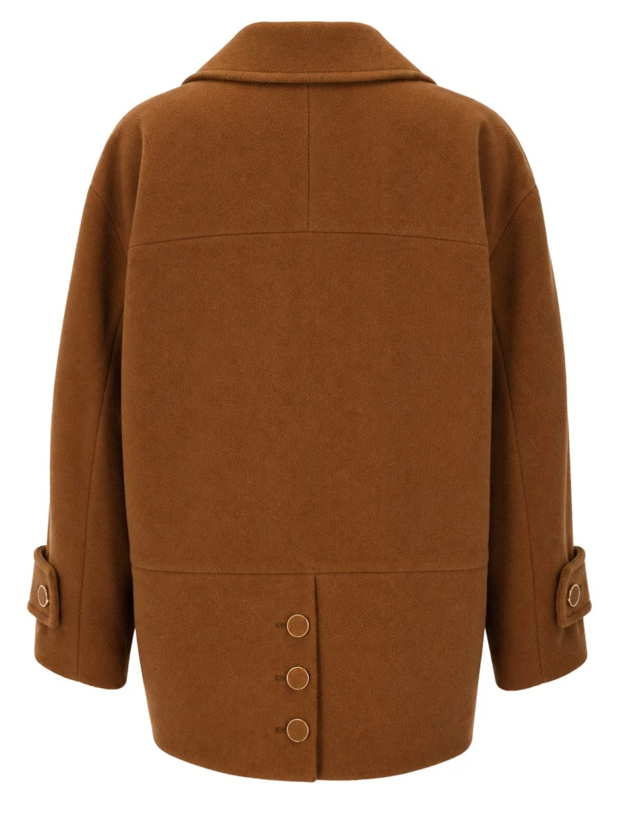 CAPPOTTO CORTO DOPPIOPETTO IN LANA