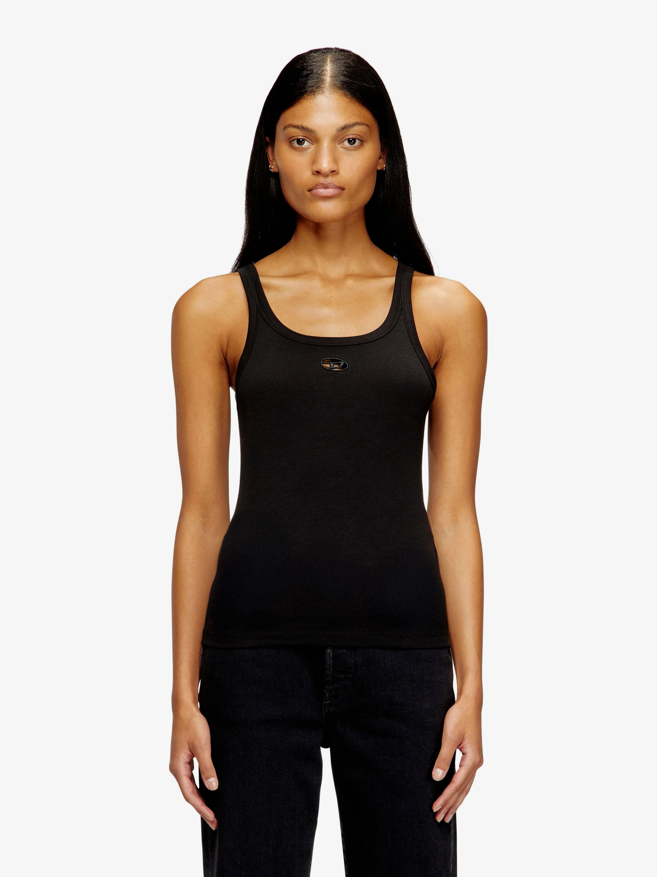 T-Wife-Od ribbed cotton tank top