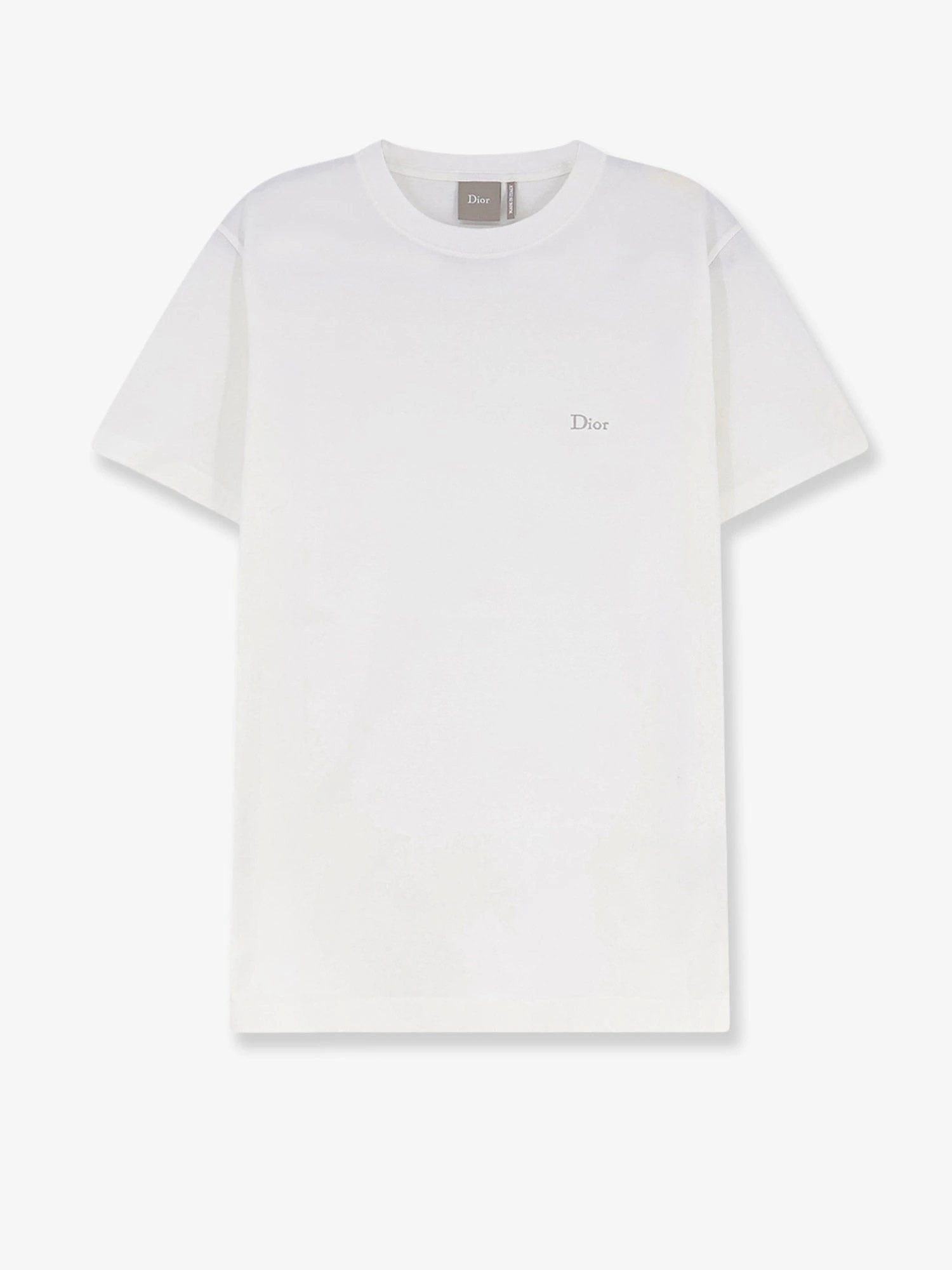 Cotton t-shirt with Logo embroidery