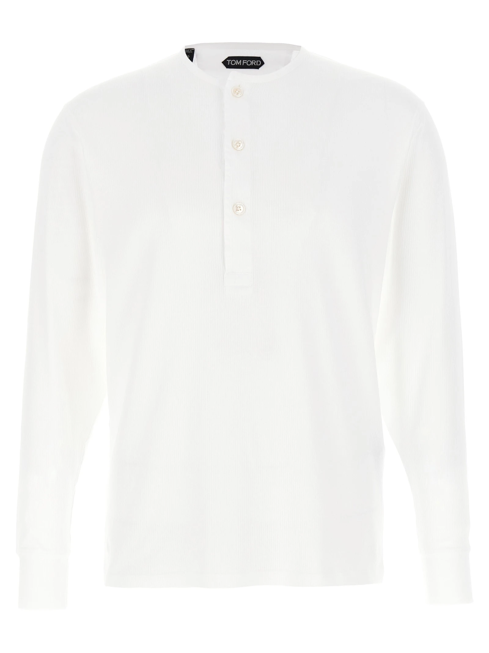 Ribbed cotton t-shirt