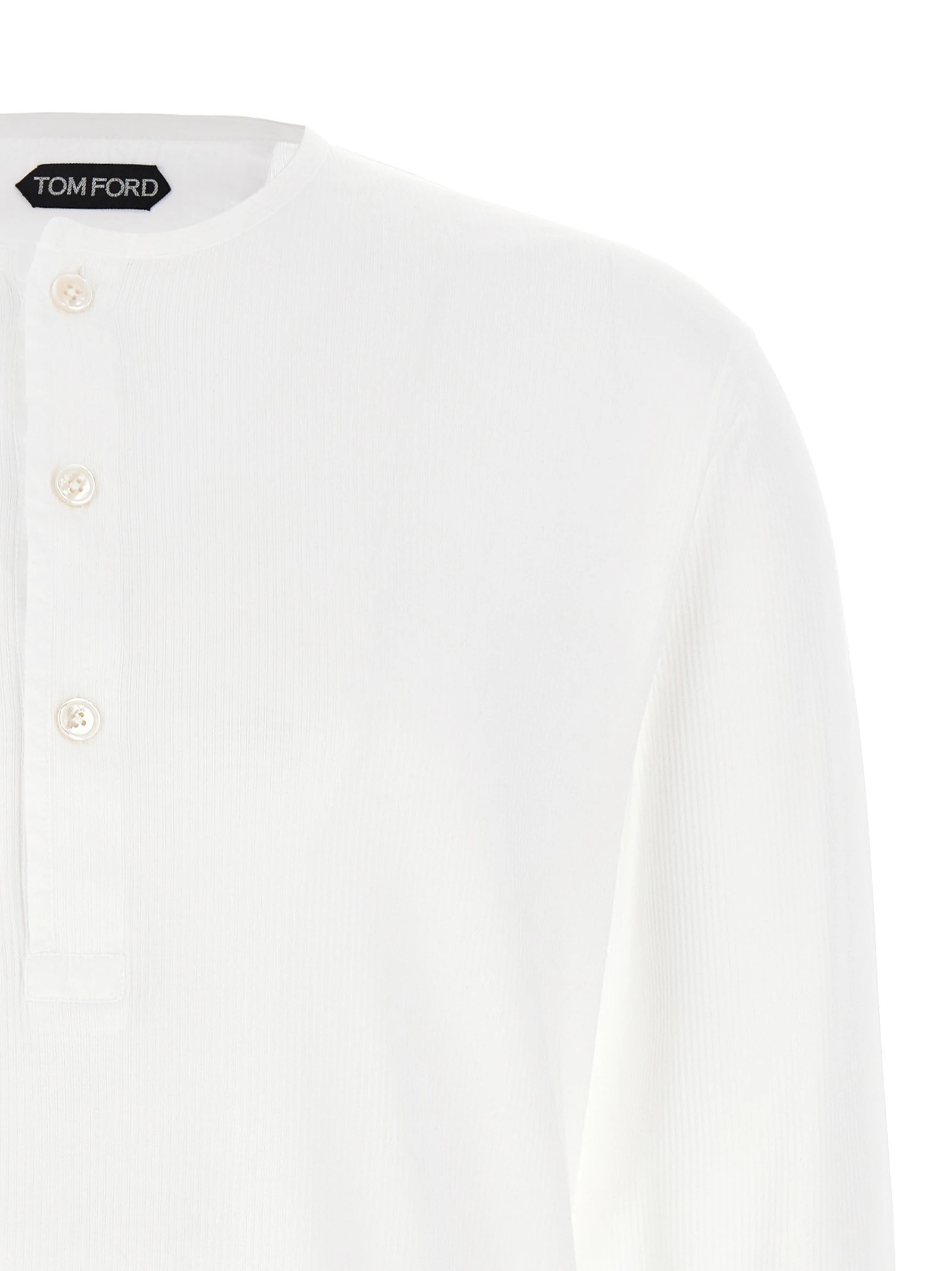 Ribbed cotton t-shirt