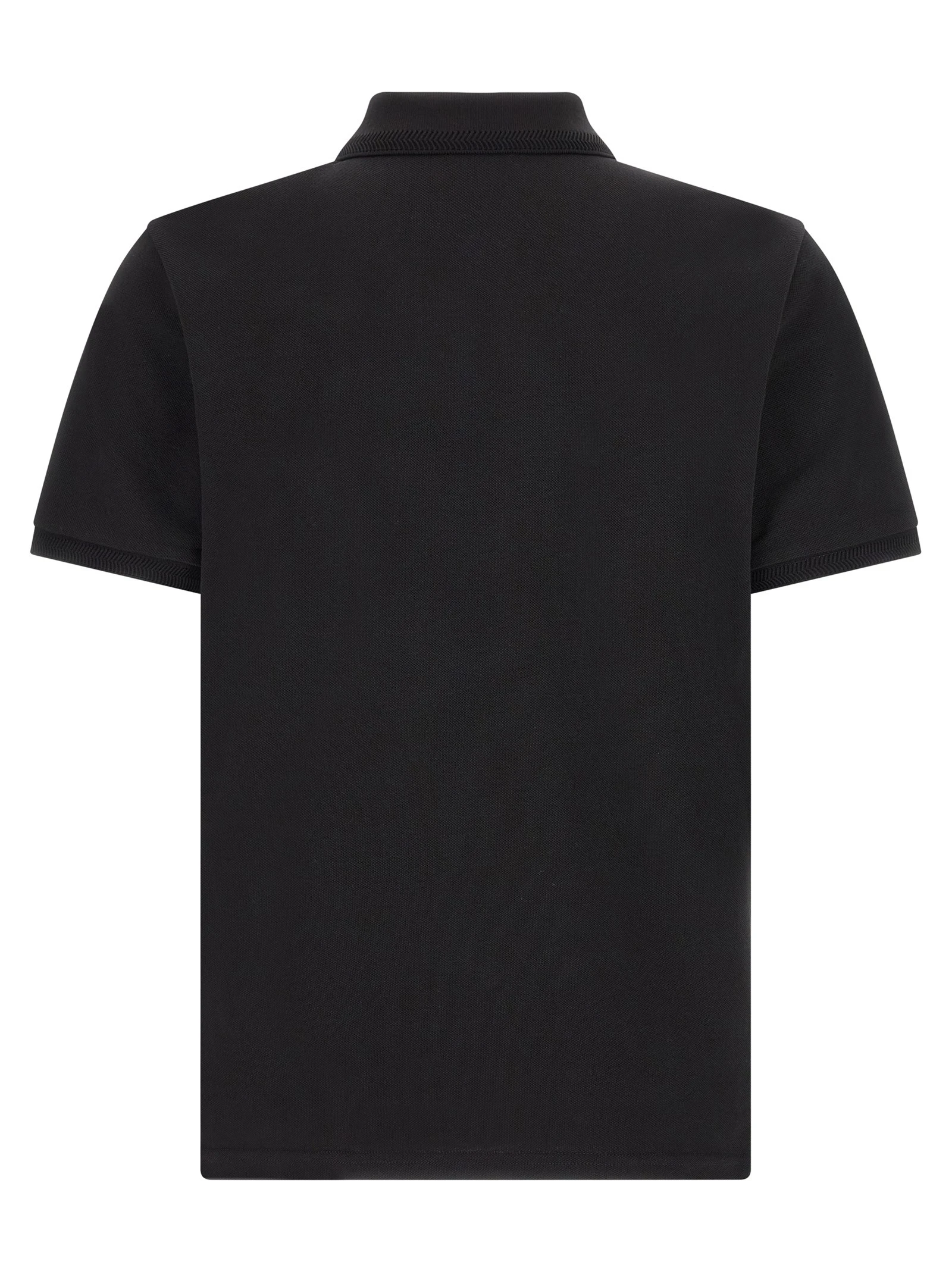 Logo patch polo shirt