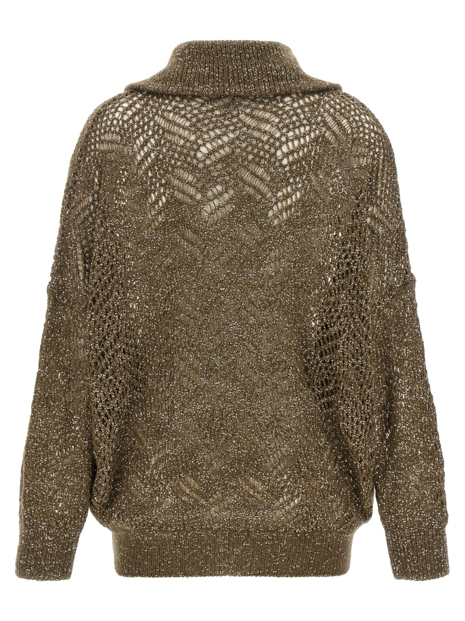 'Dazzling Abstract Leaf' cardigan