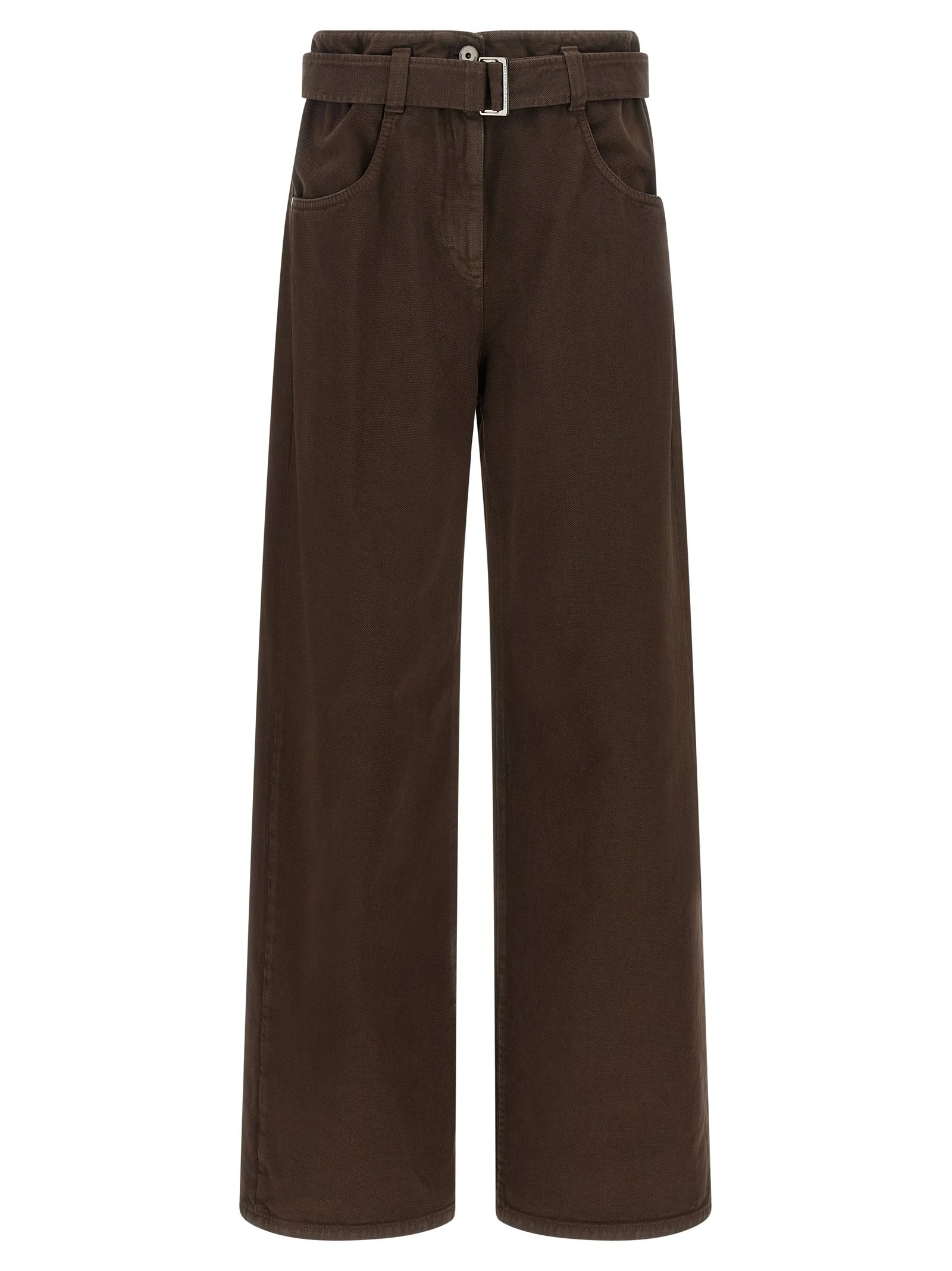 Belted jeans