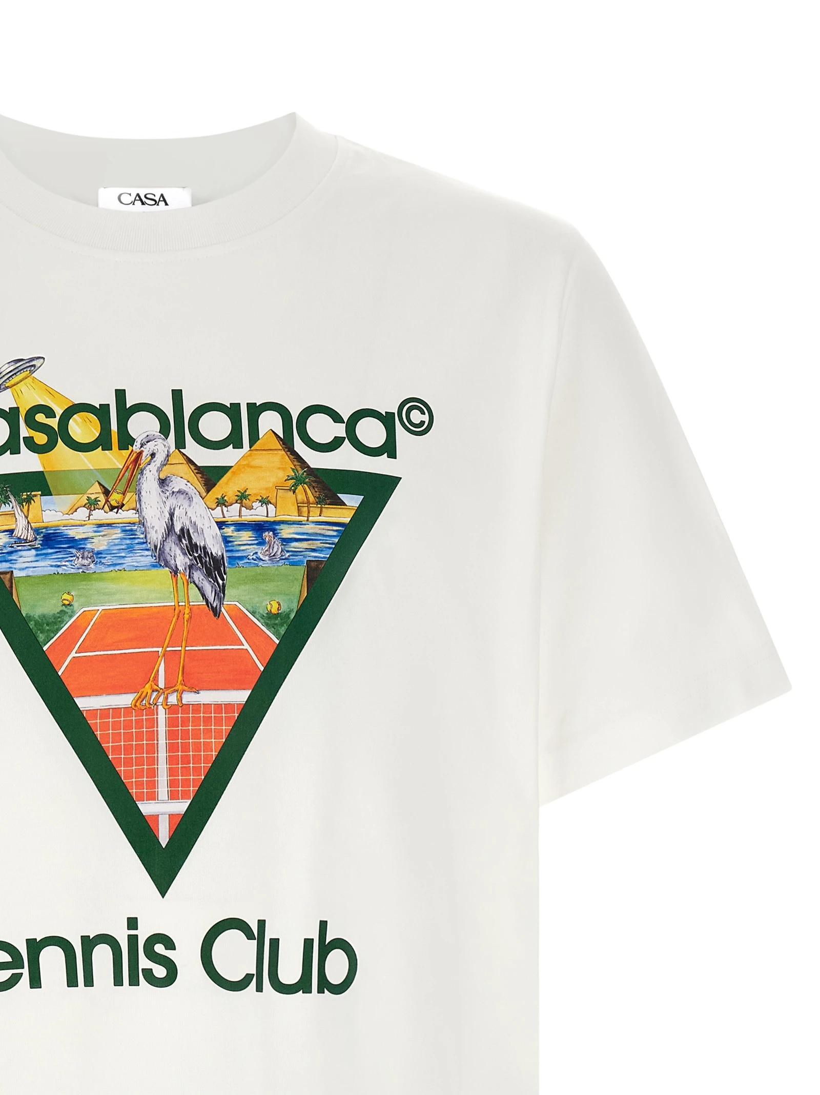 'Tennis Club' front print T-shirt