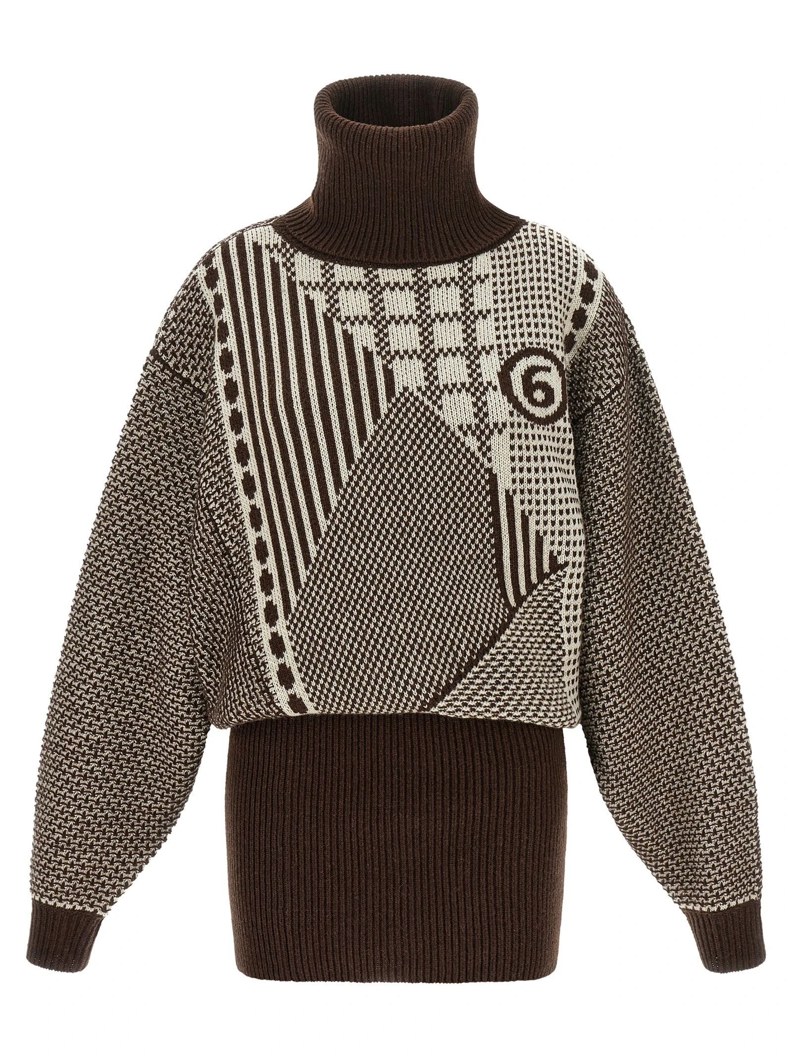 'Numeric Signature MM6' reversible dress