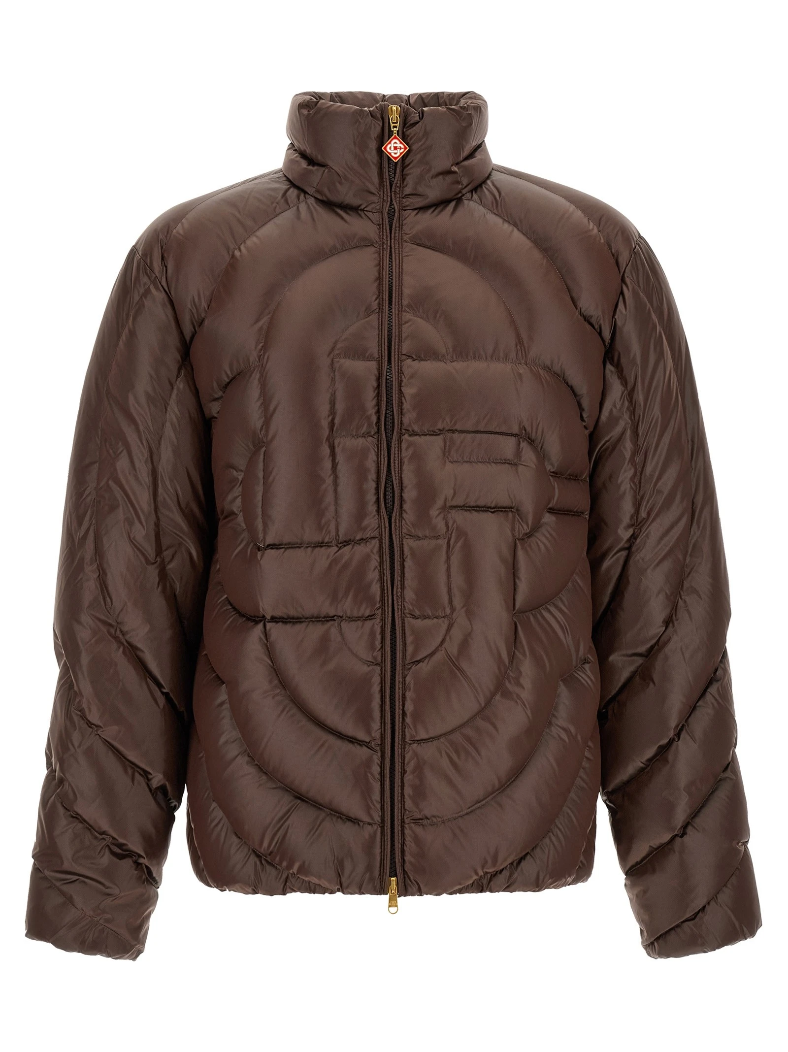 'Monogram' quilting down jacket