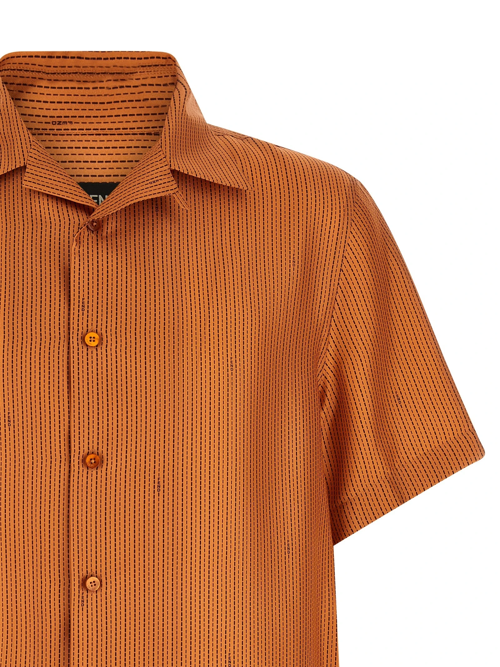 'Selleria' stitching silk shirt