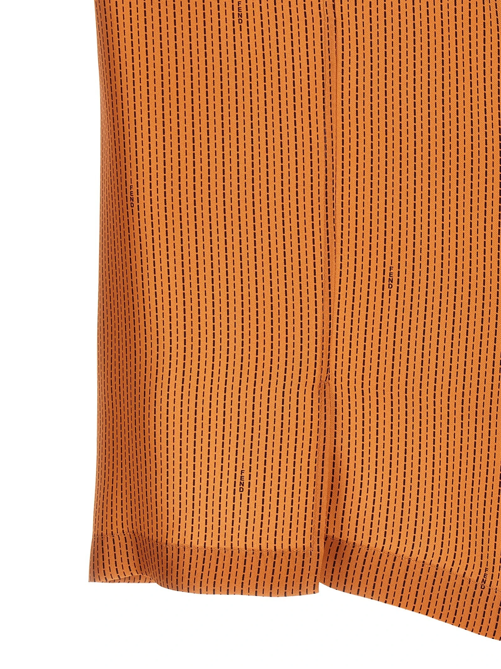 'Selleria' stitching silk shirt