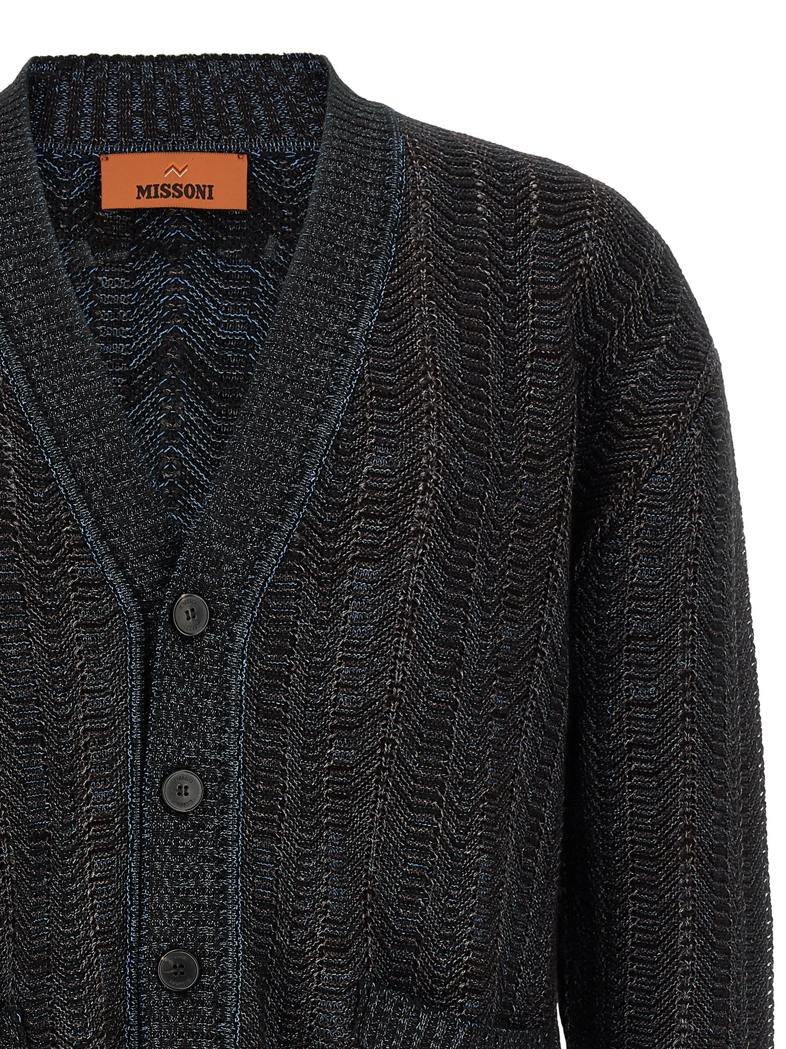 Greek pattern cardigan