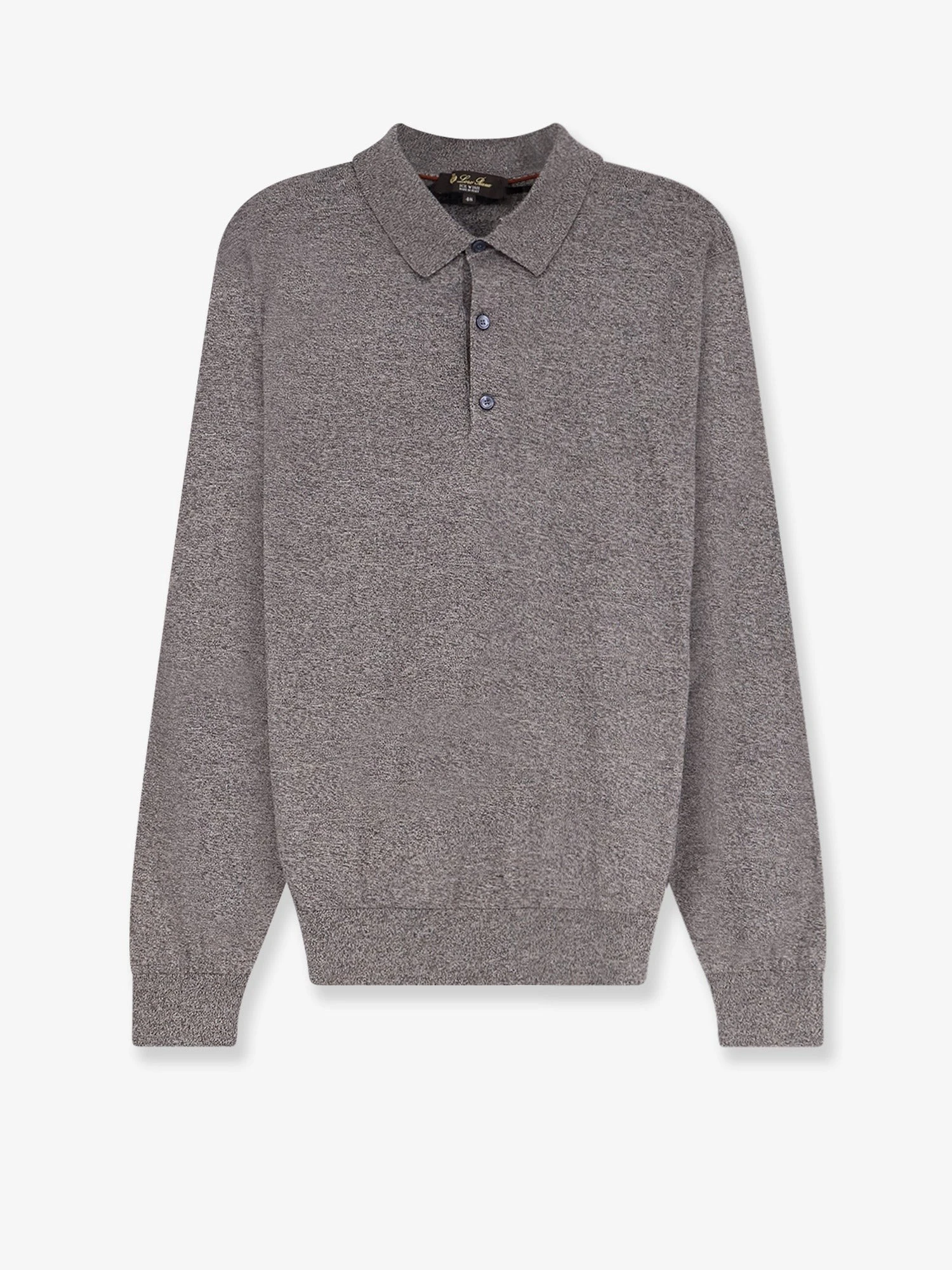 Ice Wish mélange cotton polo shirt