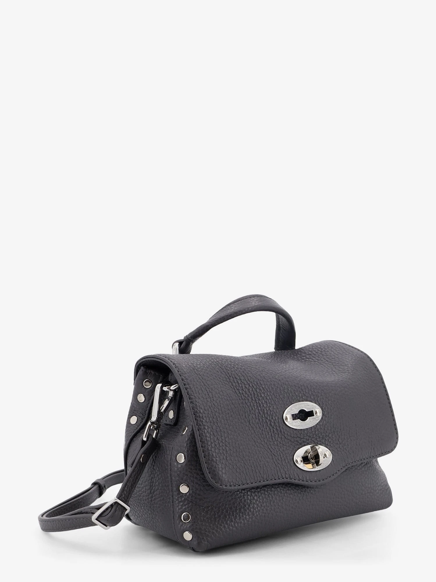 Postina® Baby hammered leather crossbody bag