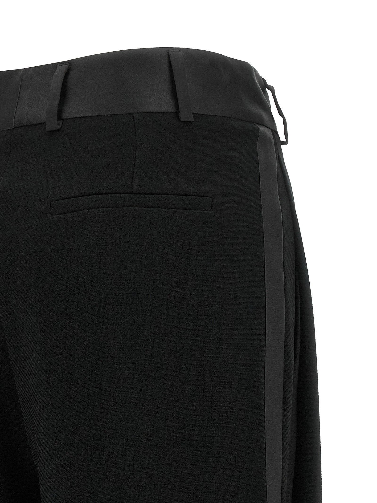 Asymmetrical panel pants