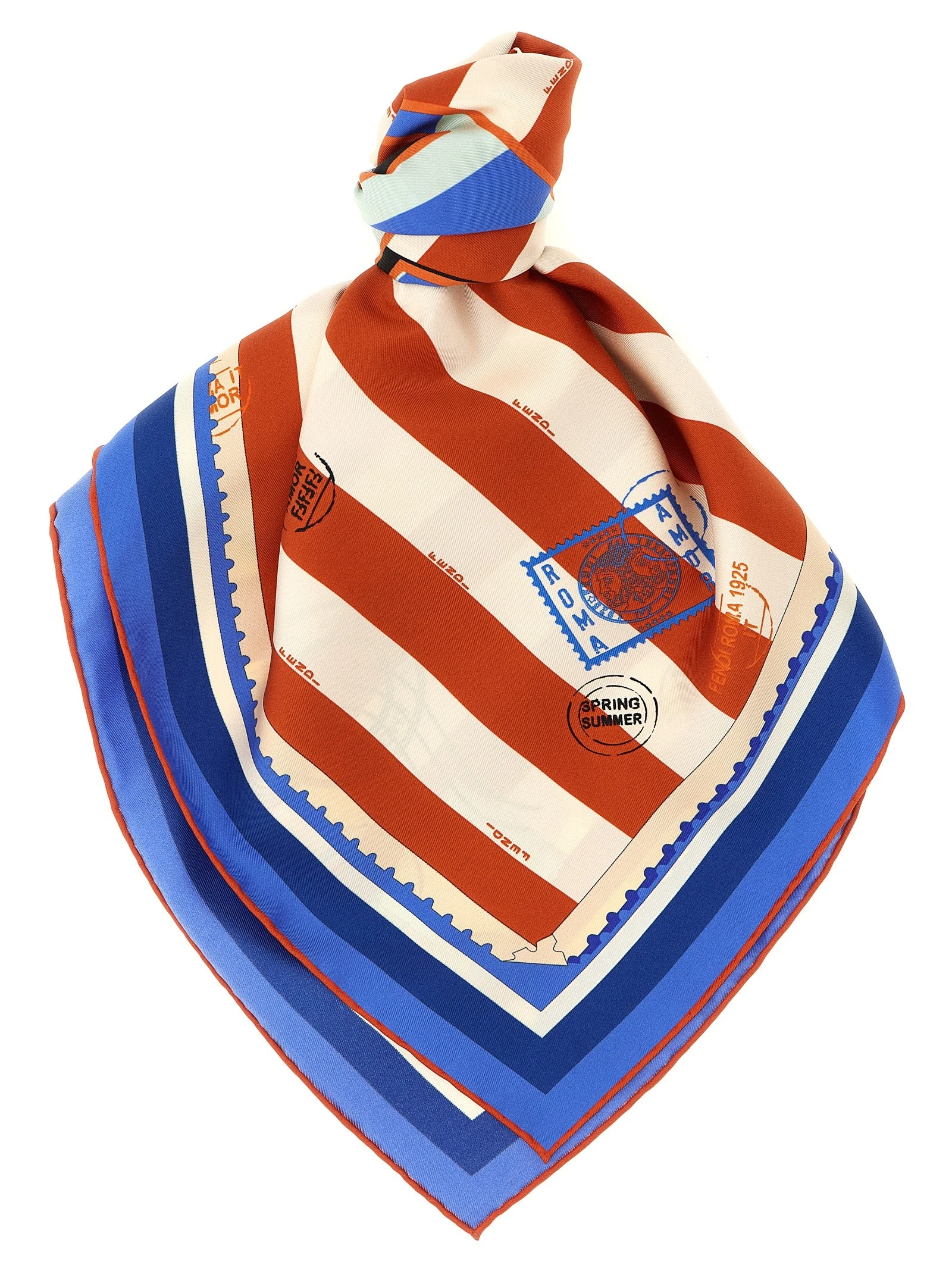 'Pequin' silk scarf