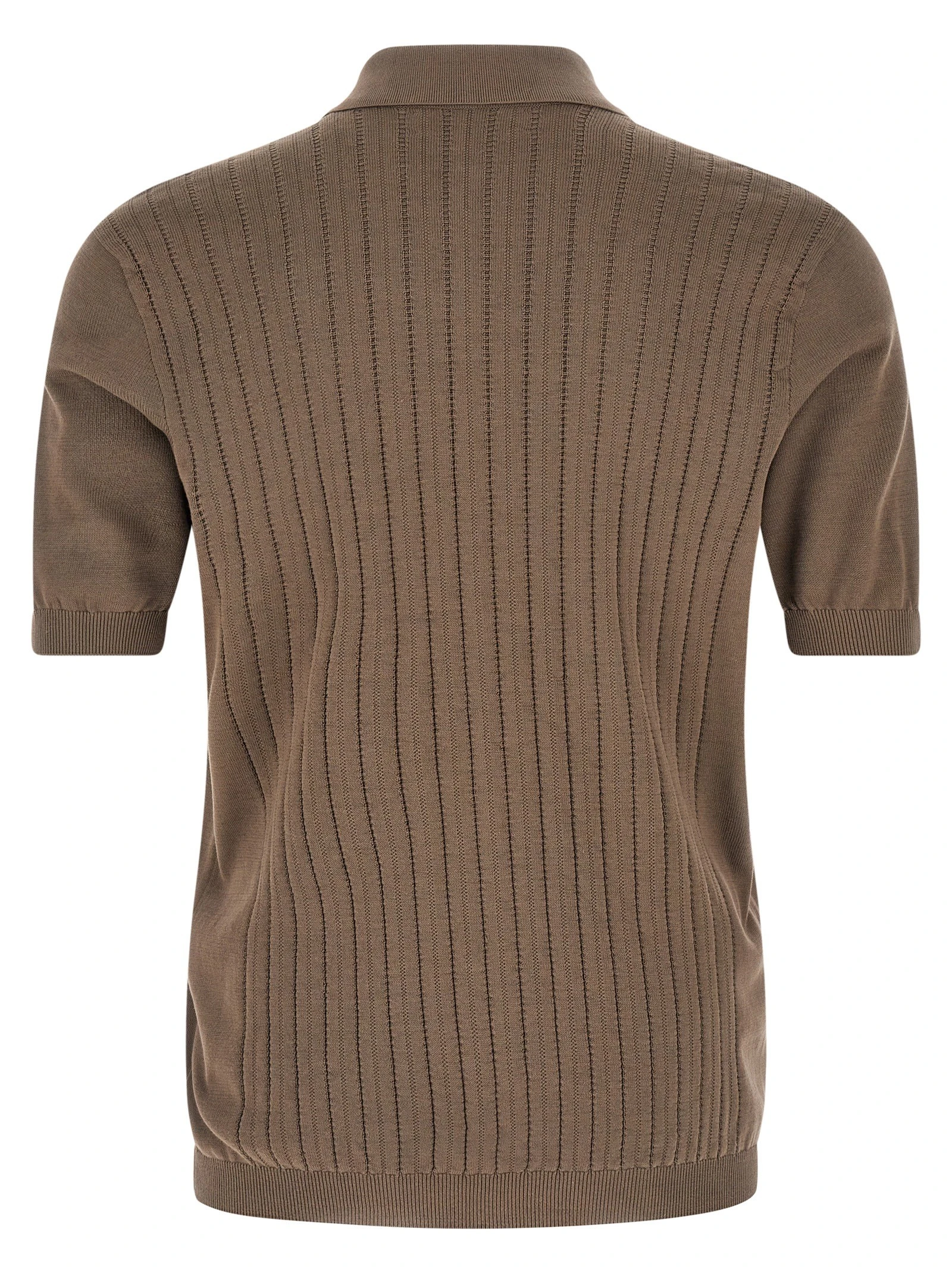 Operated ribbed shirt
