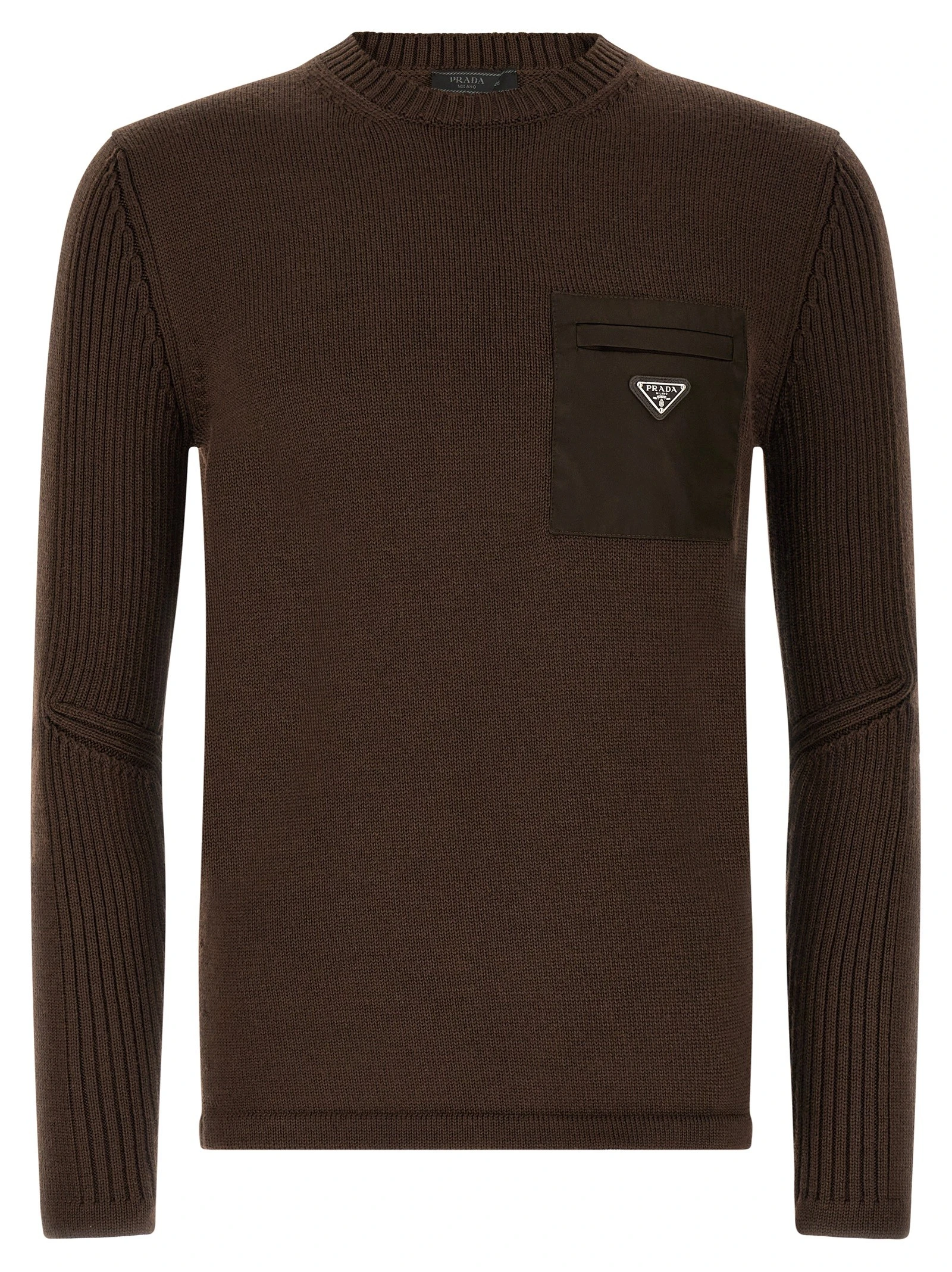 'Re-Nylon' Pocket Sweater