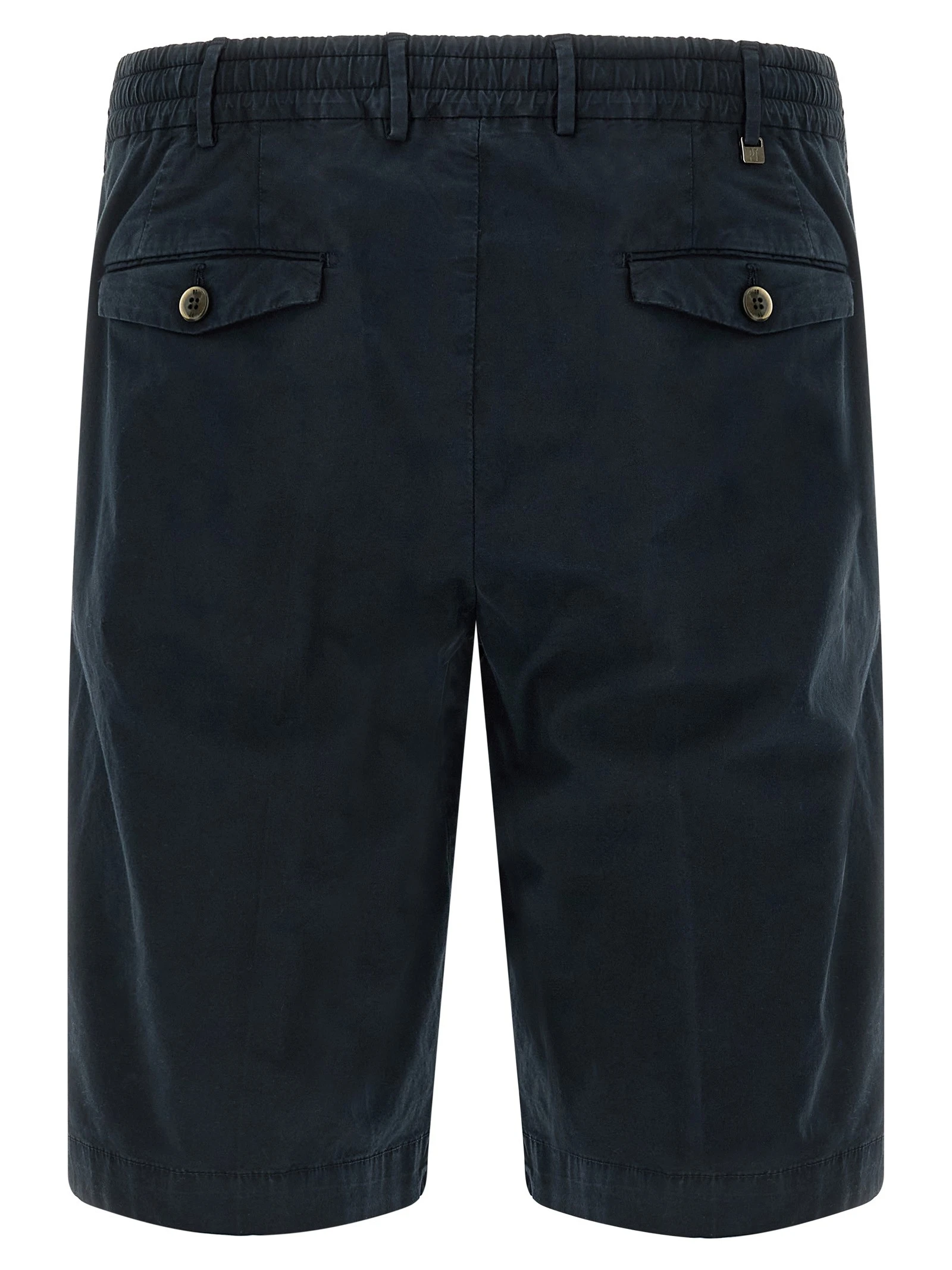 Stretch cotton bermuda shorts