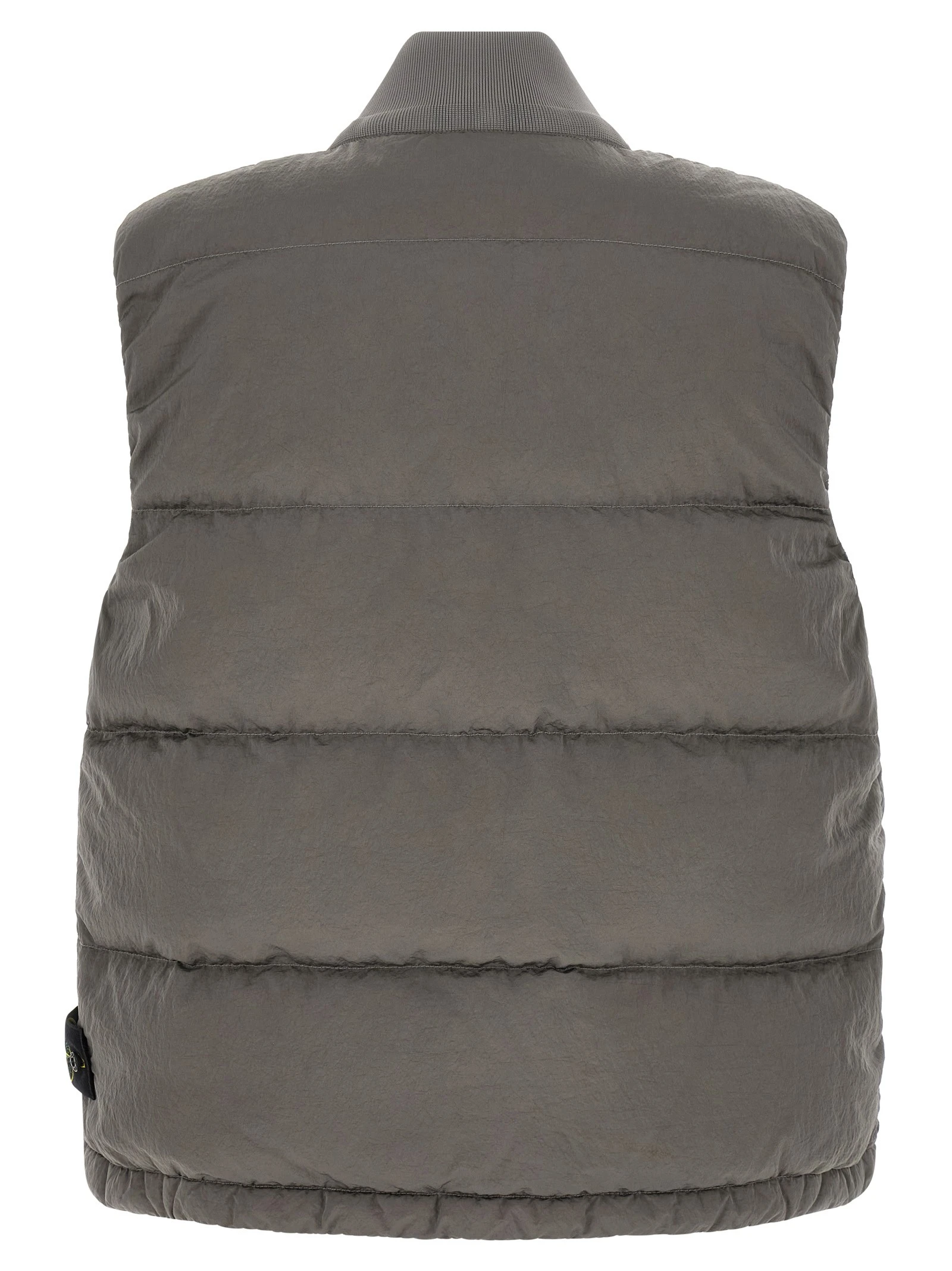 Crinkled effect vest