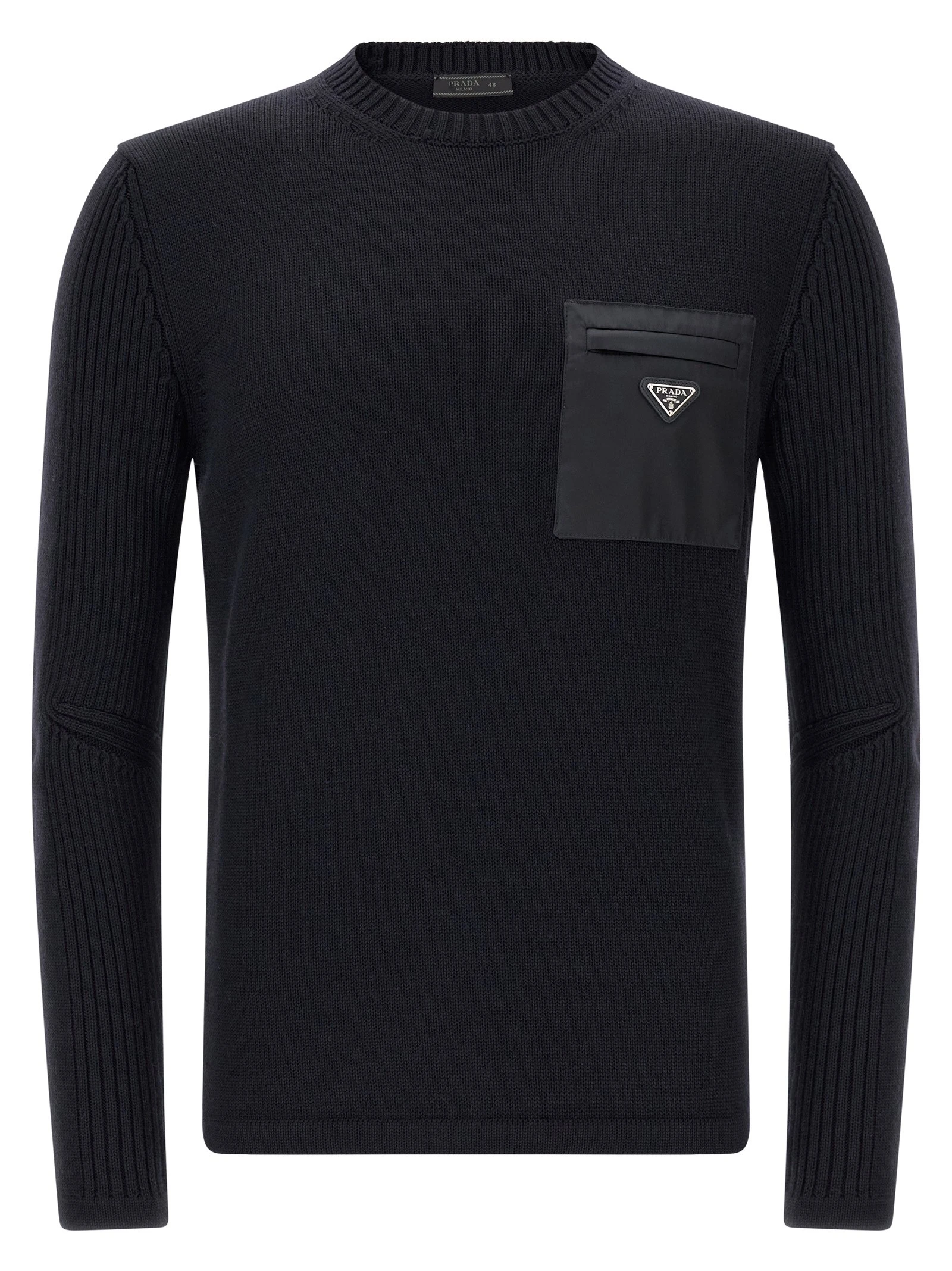 'Re-Nylon' Pocket Sweater