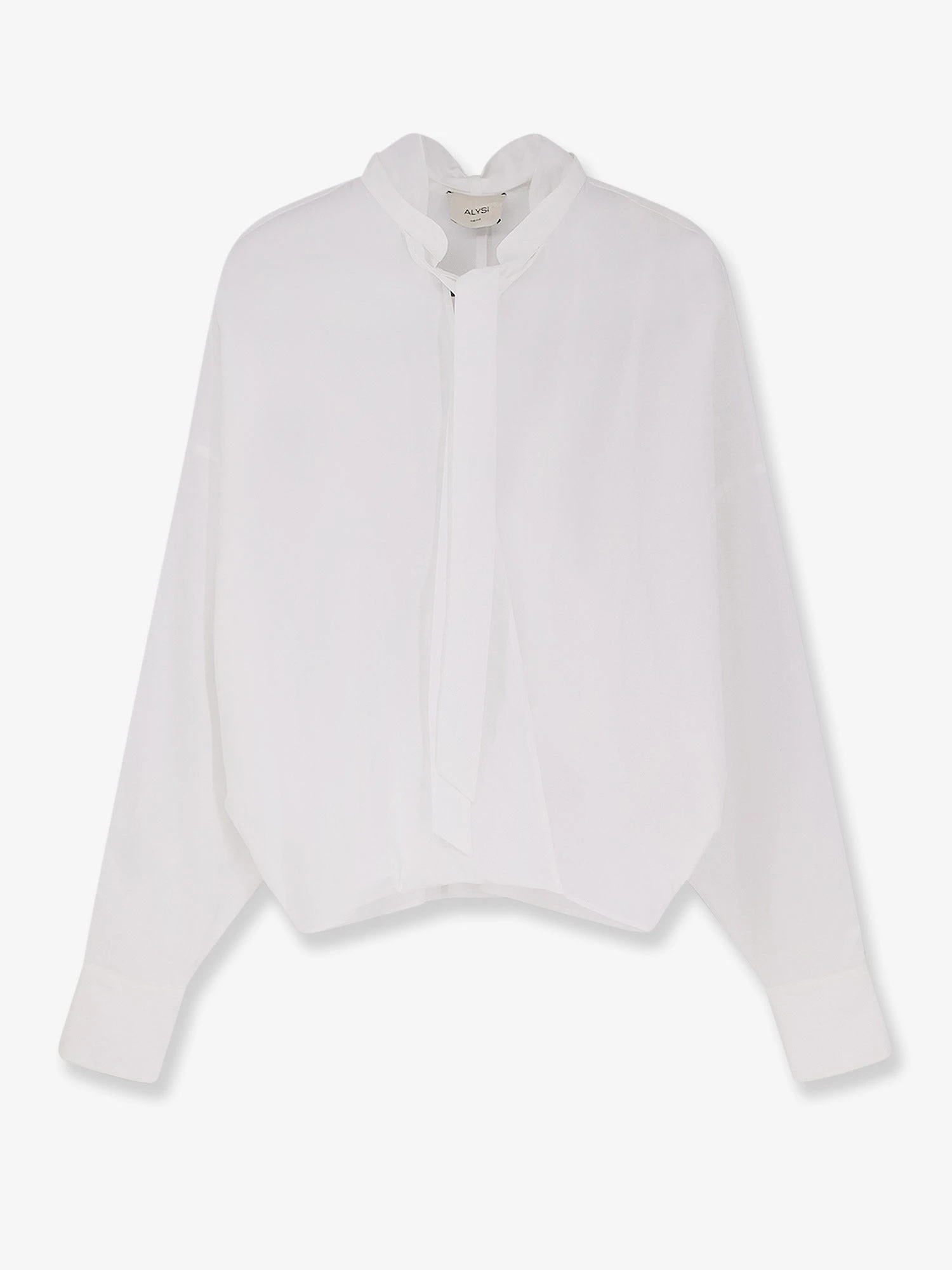 Cotton shirt with bow