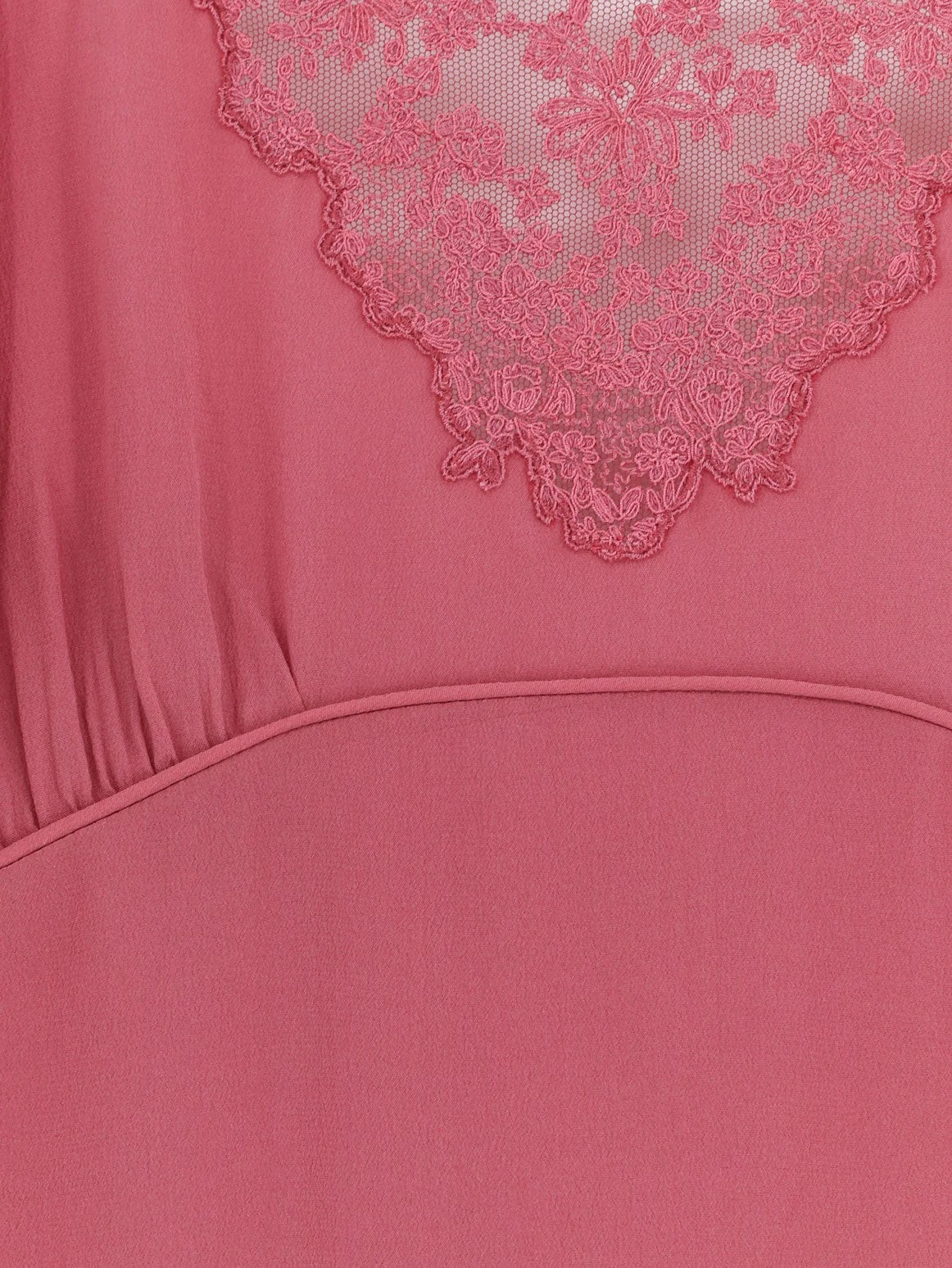 Silk long slipdress