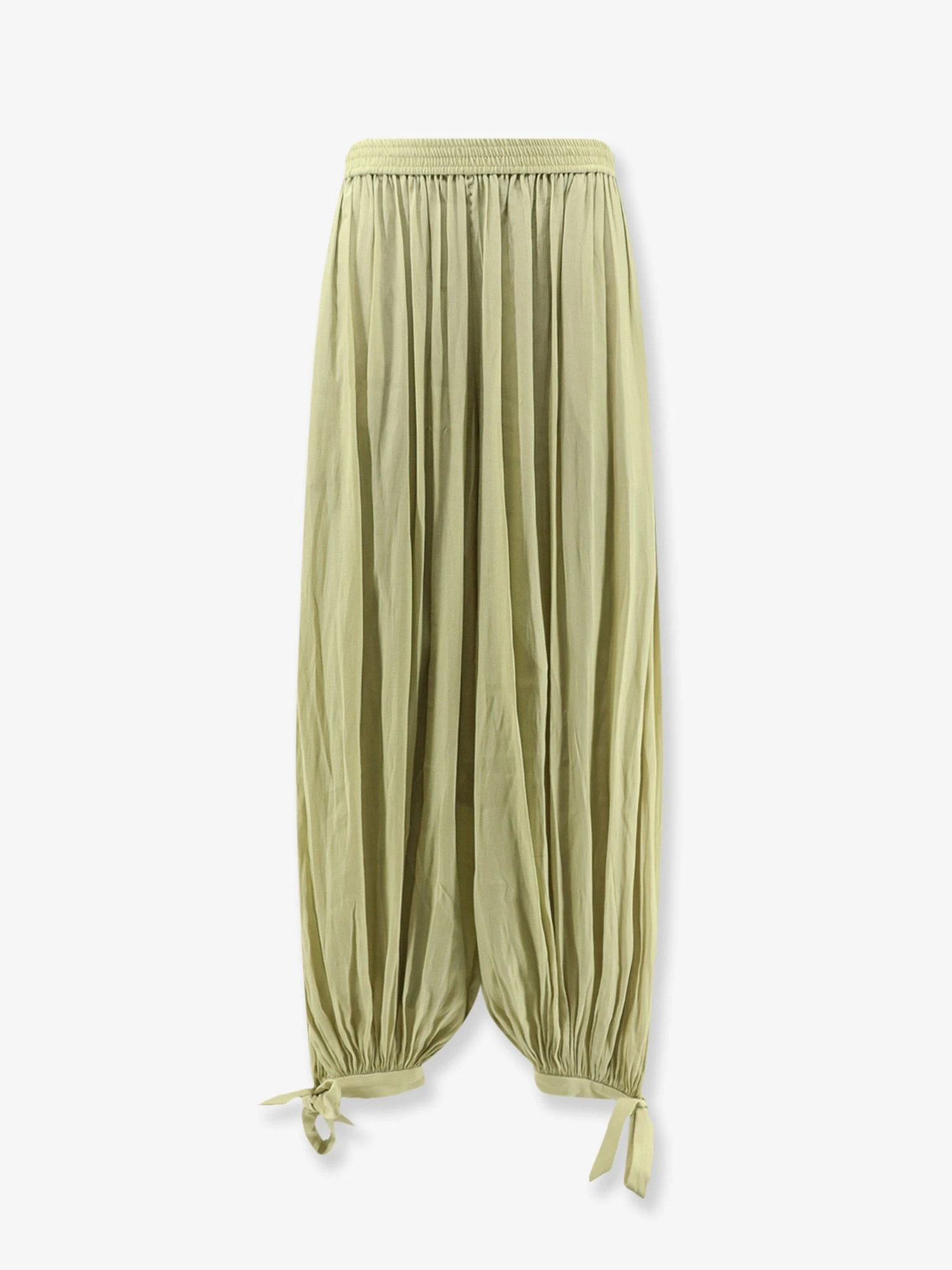 Harem trousers with knot detail