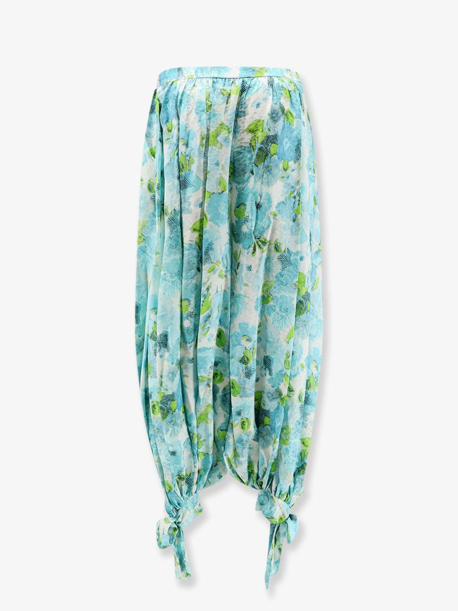 Harem multicolor silk trousers
