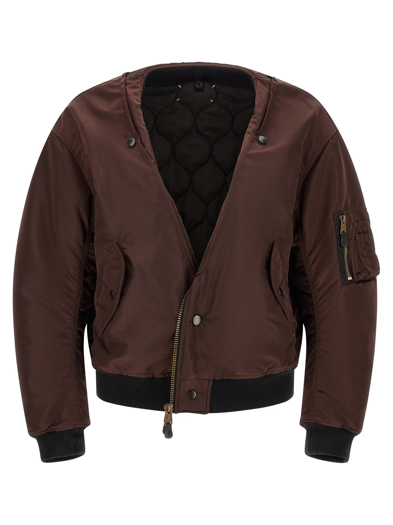 Reversible bomber jacket