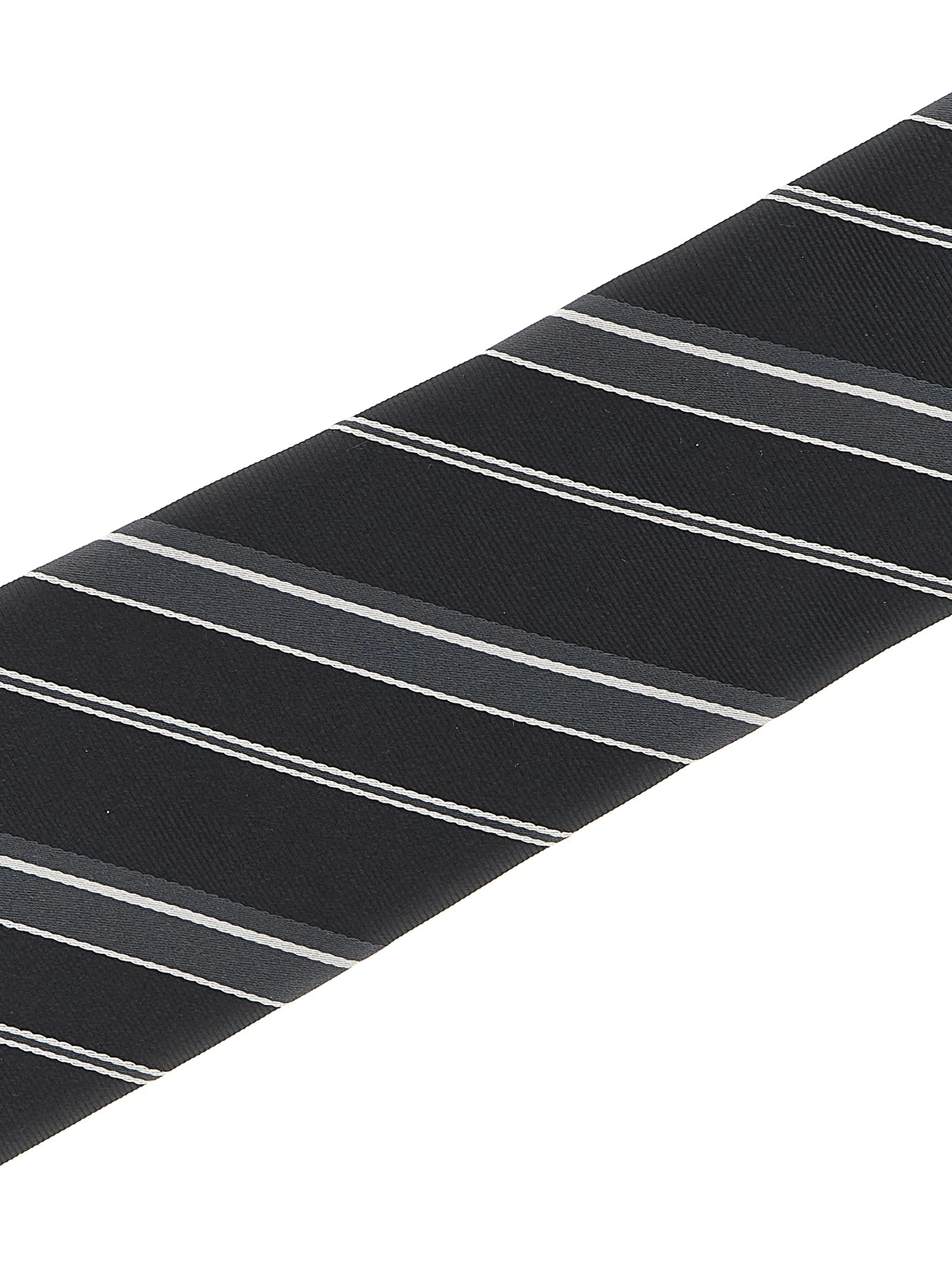 Diagonal striped tie