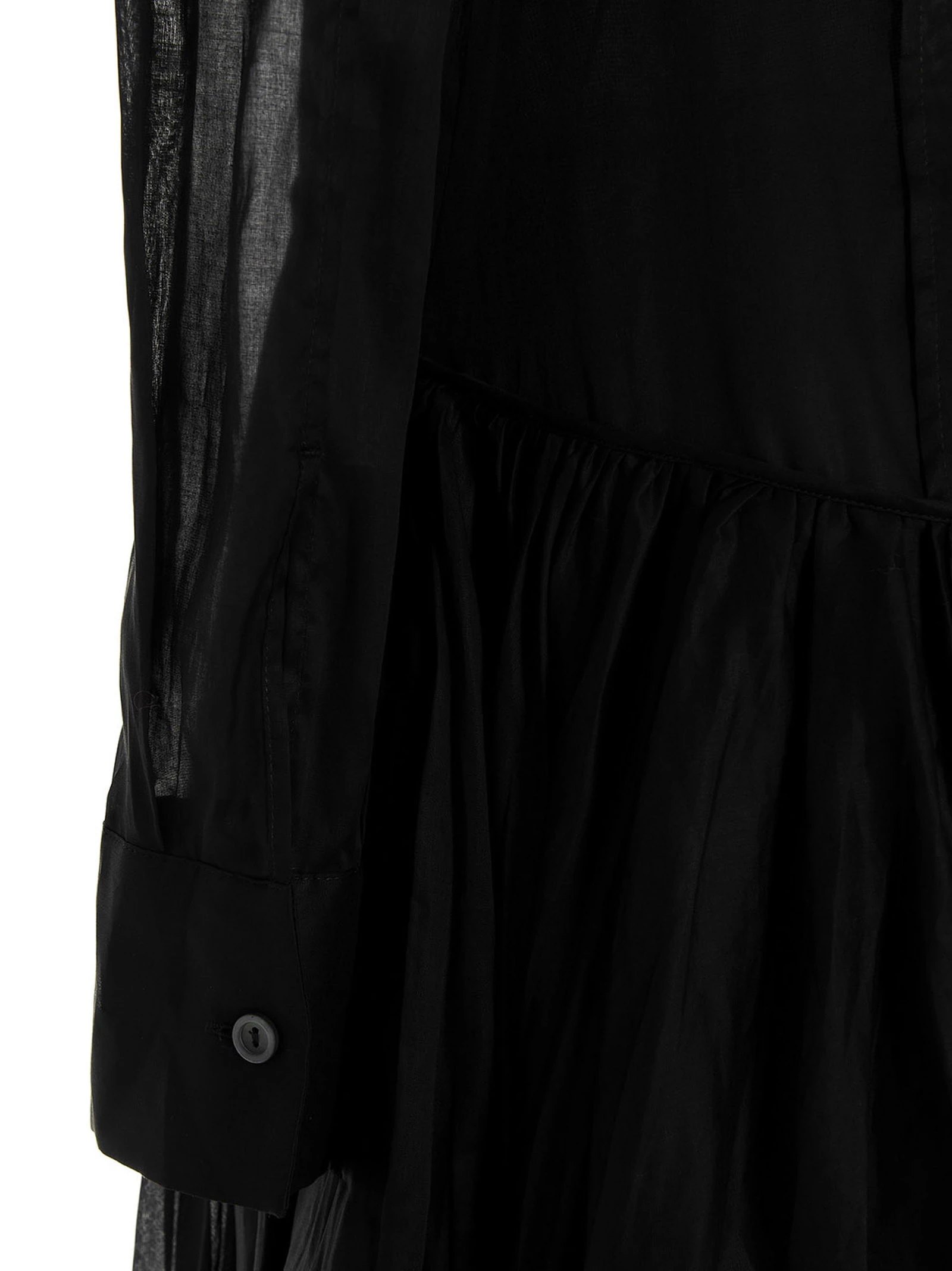 Pleated skirt dress