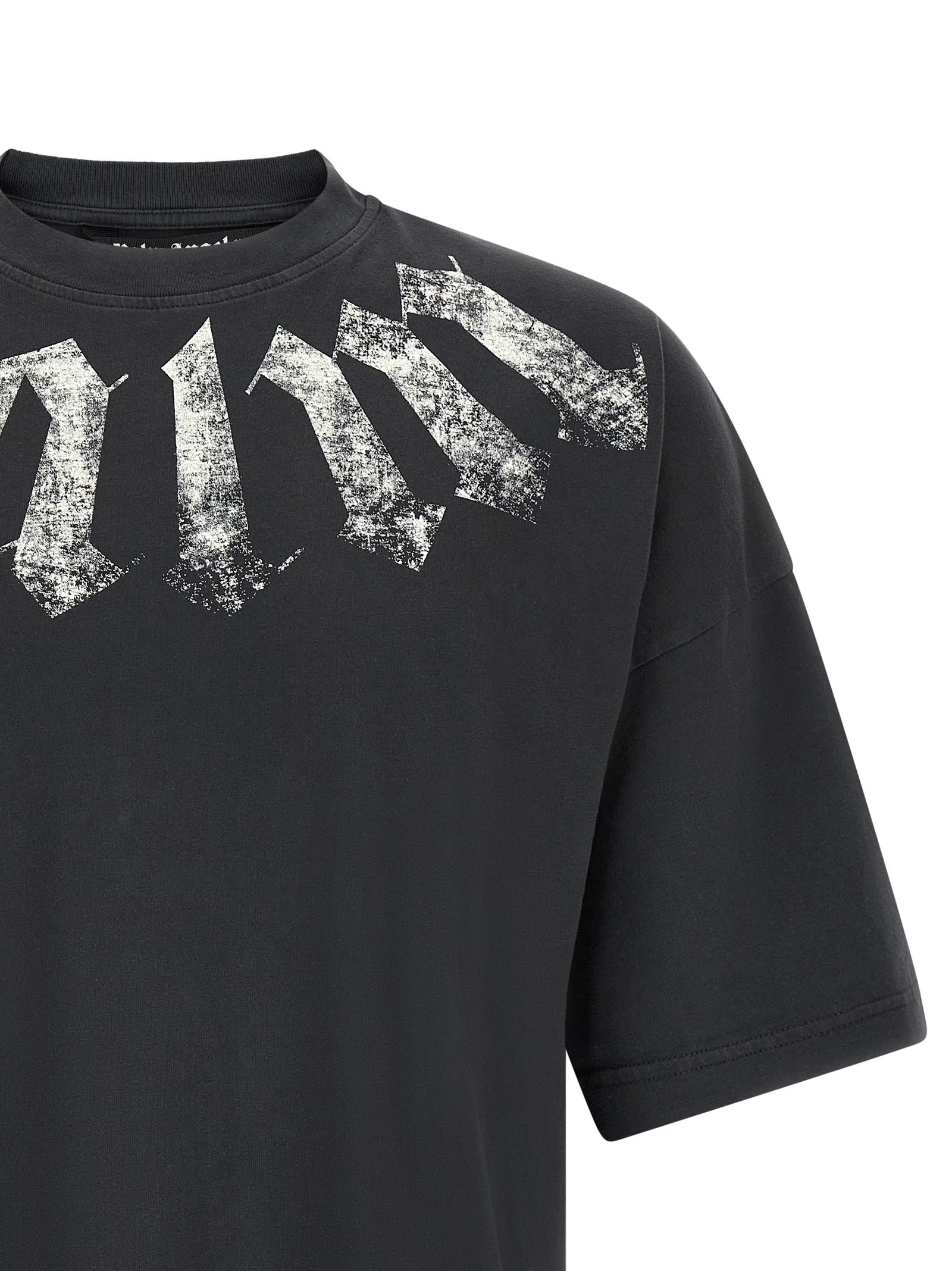 Craquelé gothic print t-shirt