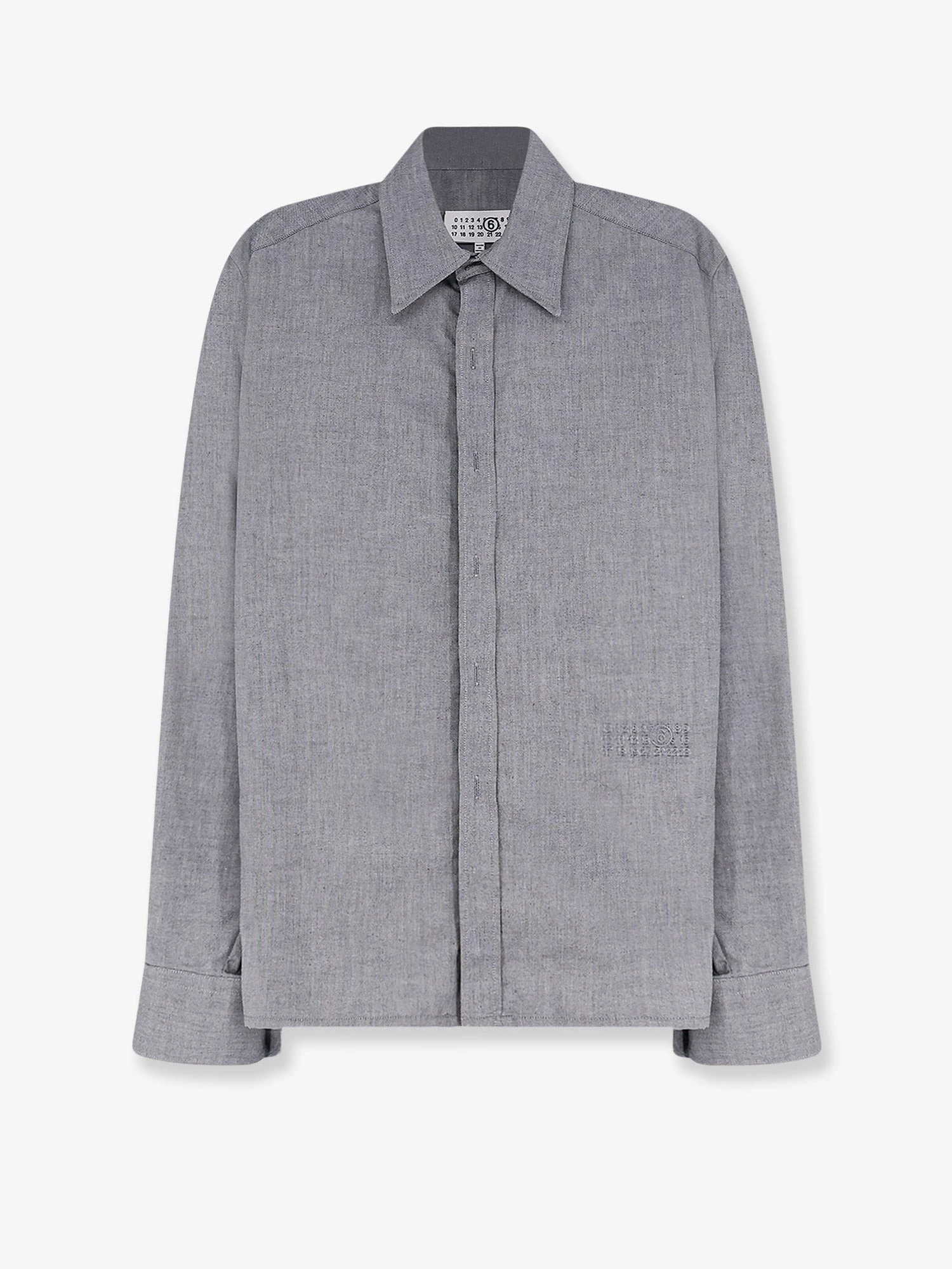 Cotton shirt with zip