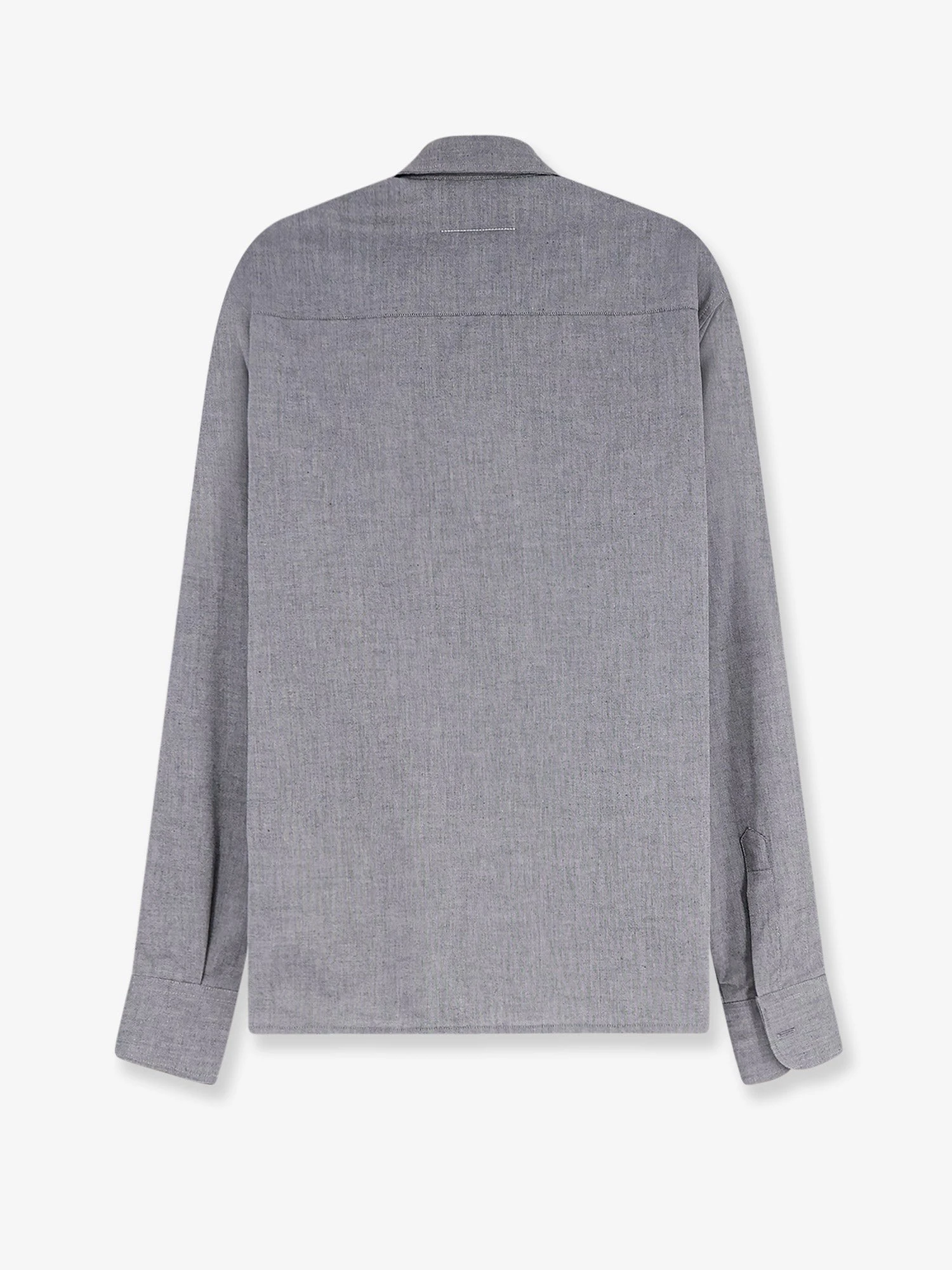 Cotton shirt with zip