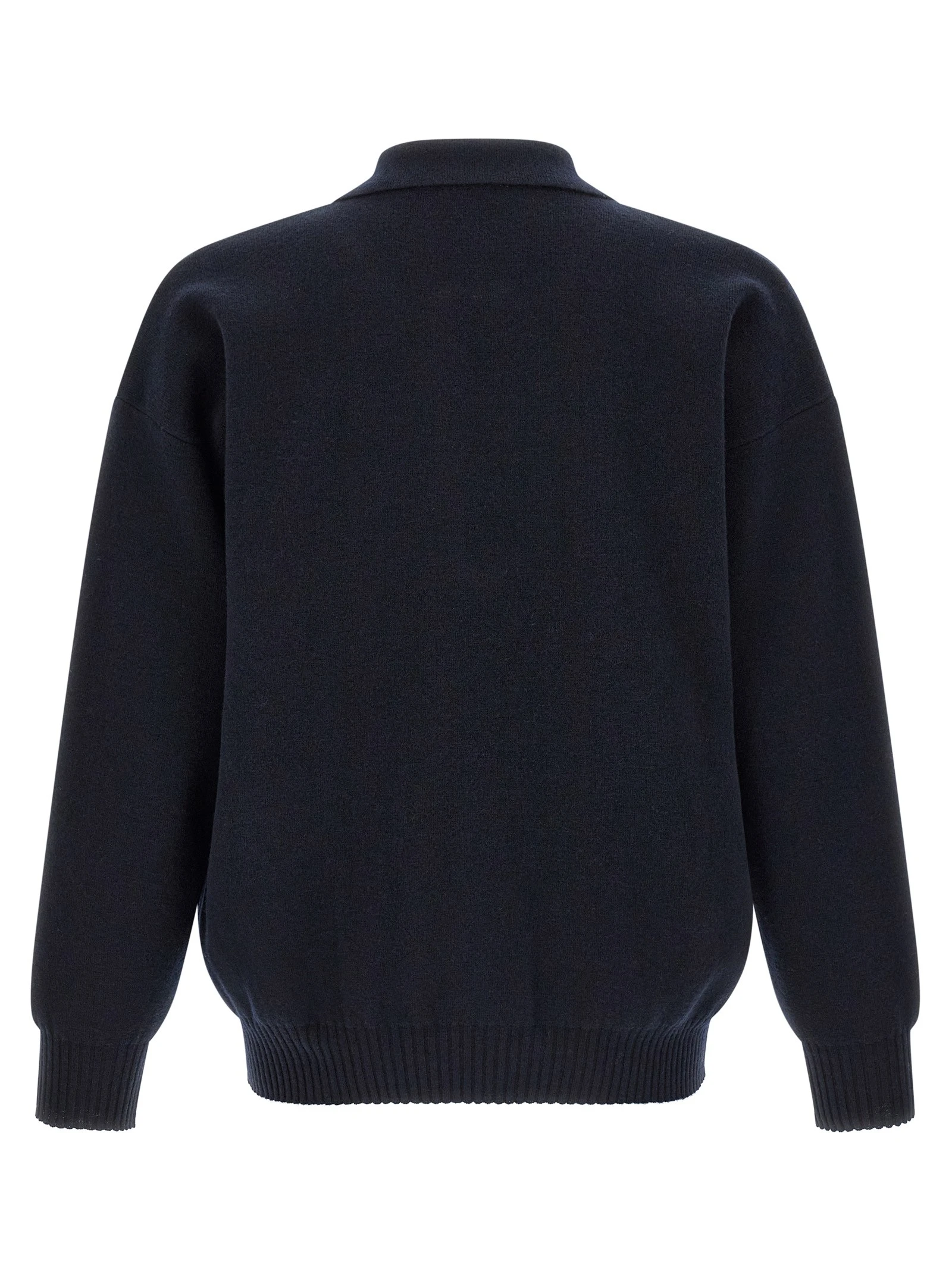 Merino wool polo shirt