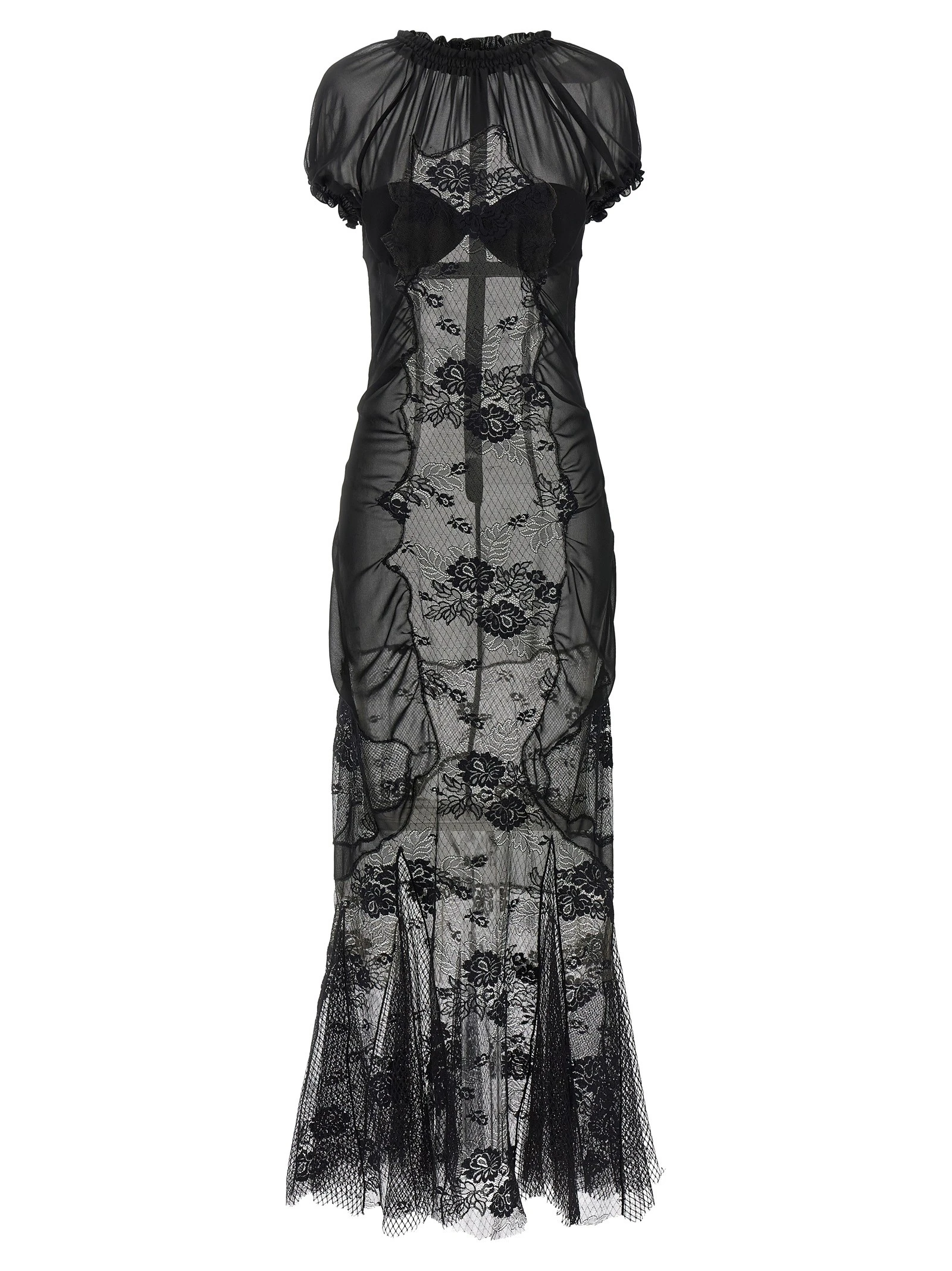 Lace tulle dress