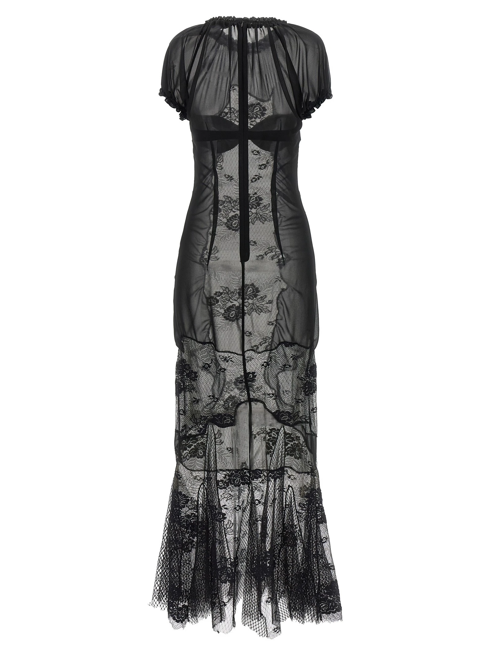 Lace tulle dress