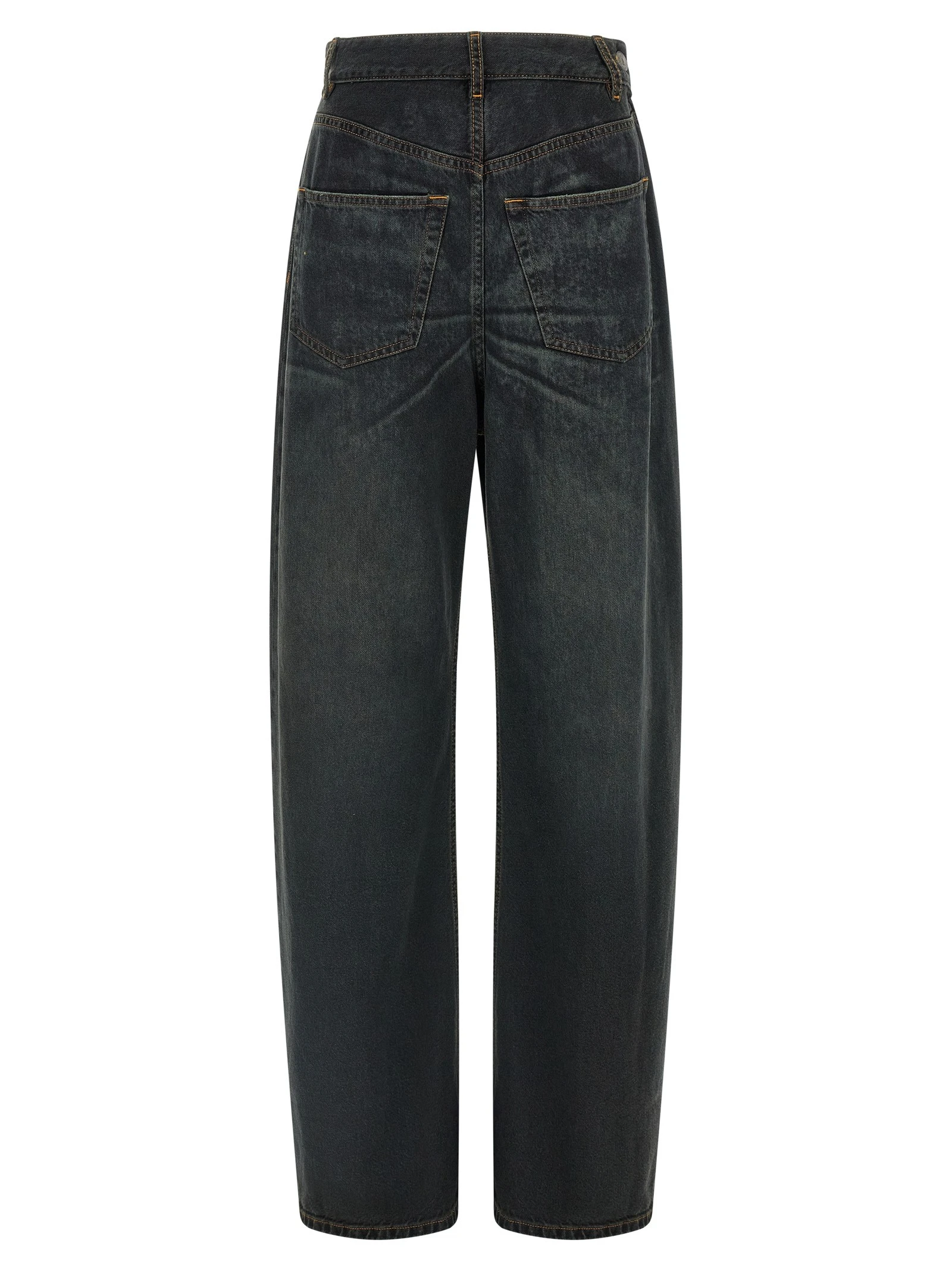 Asymmetrical structure jeans