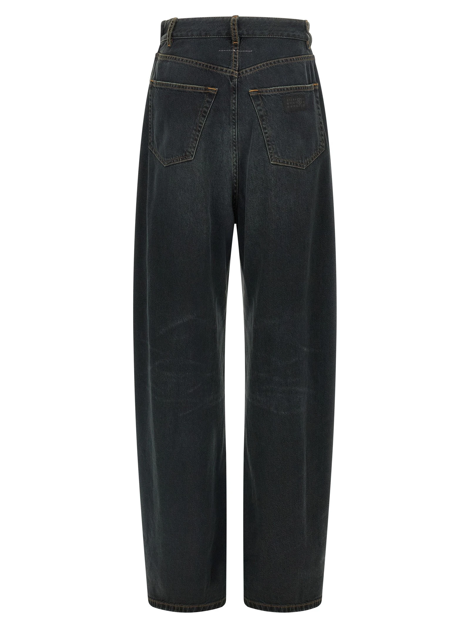 Asymmetrical structure jeans
