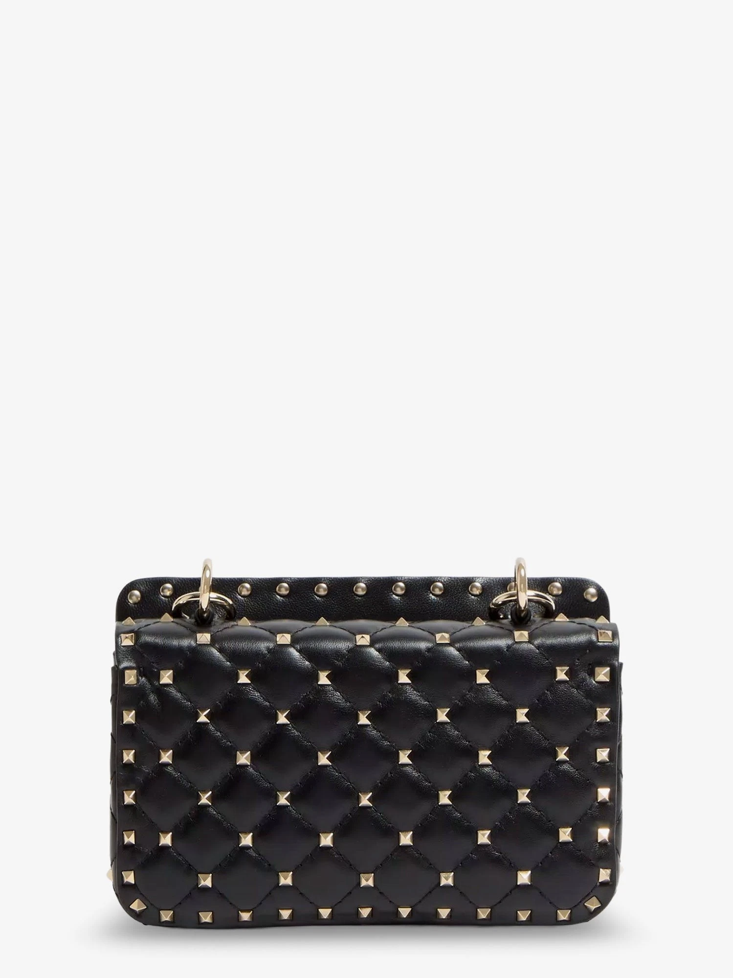 Rockstud Spike leather shoulder bag with iconic all-over studs