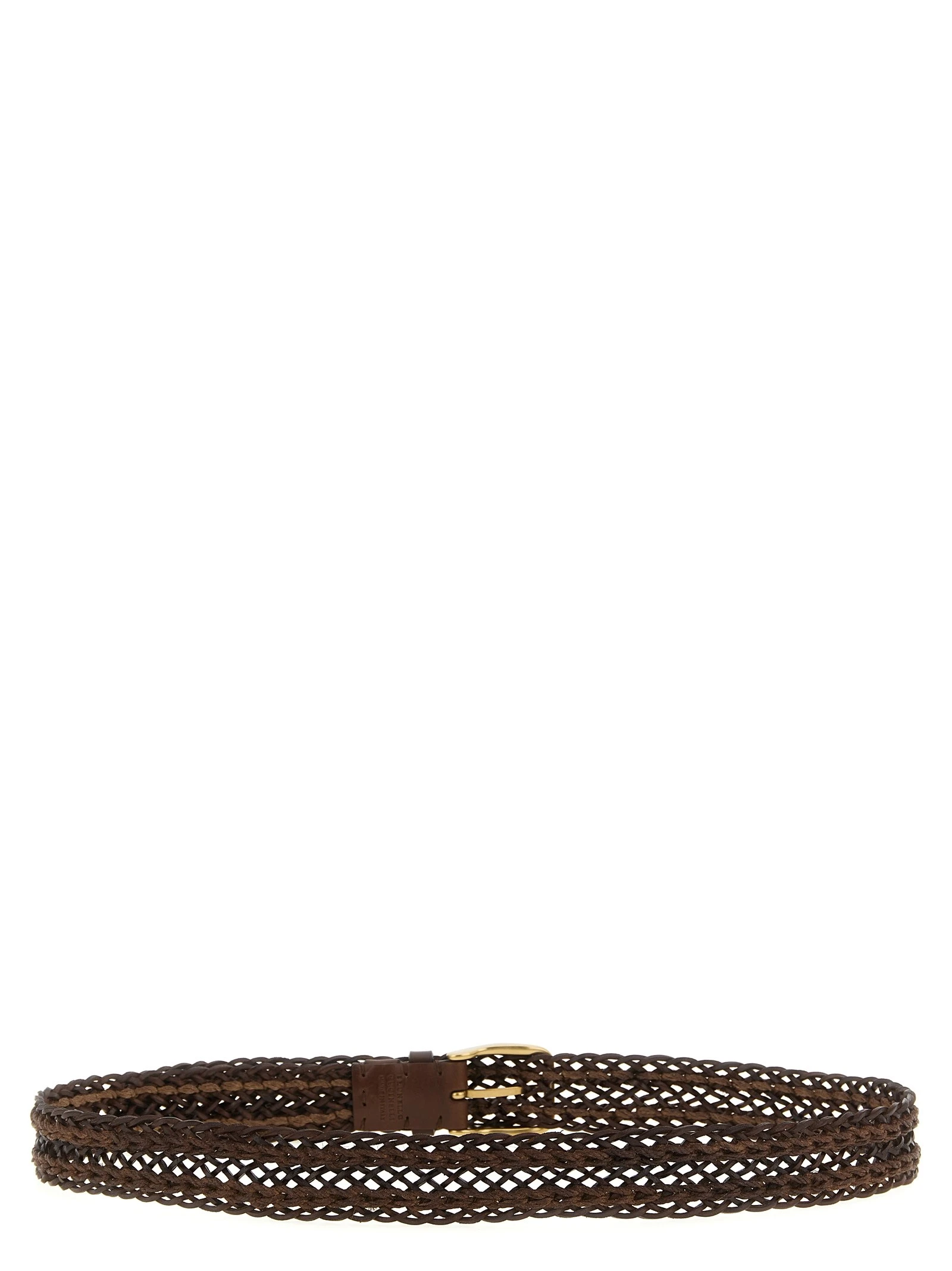 Braided calf belt