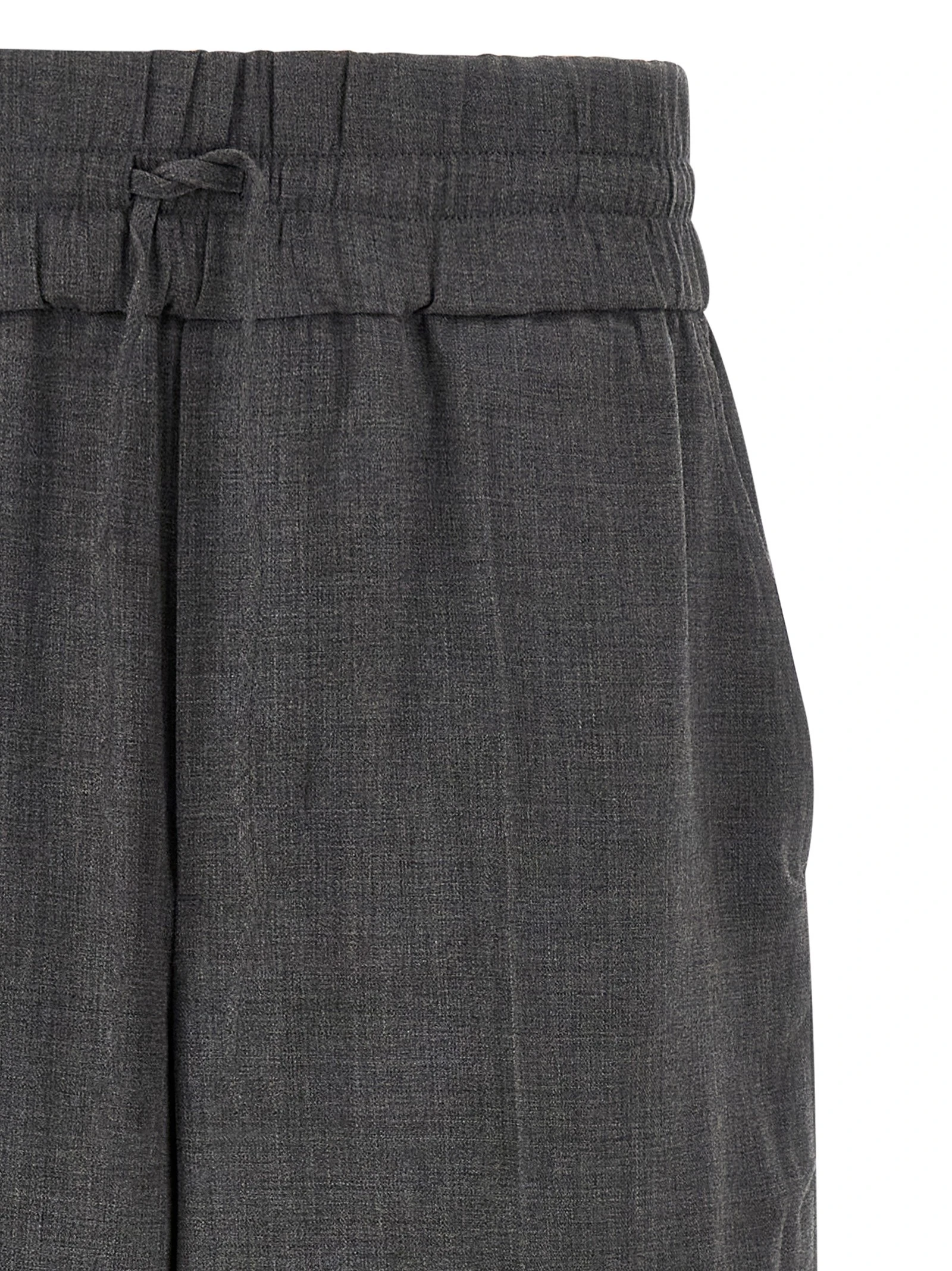 Mélange wool pants
