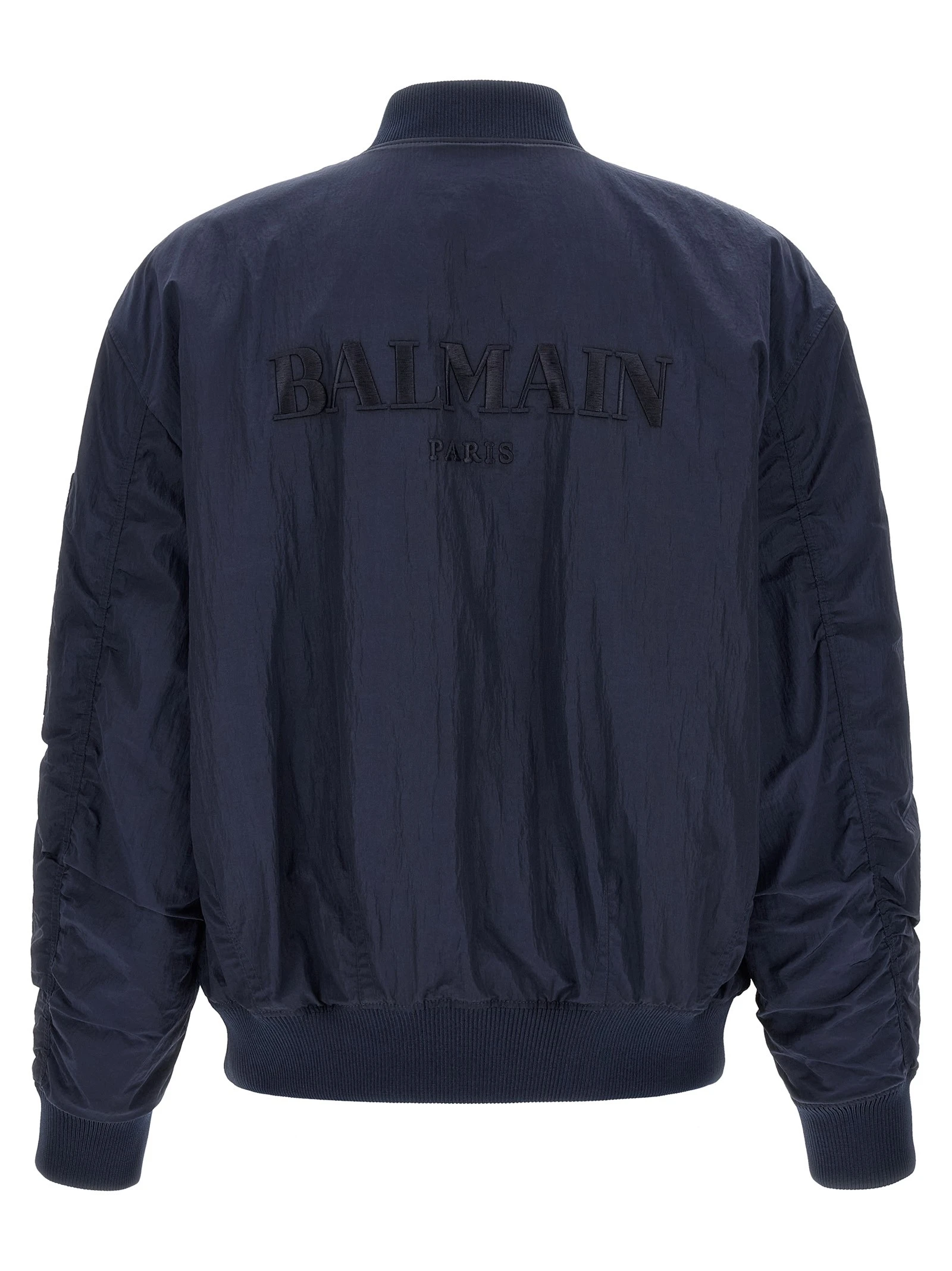 Logo embroidery bomber jacket