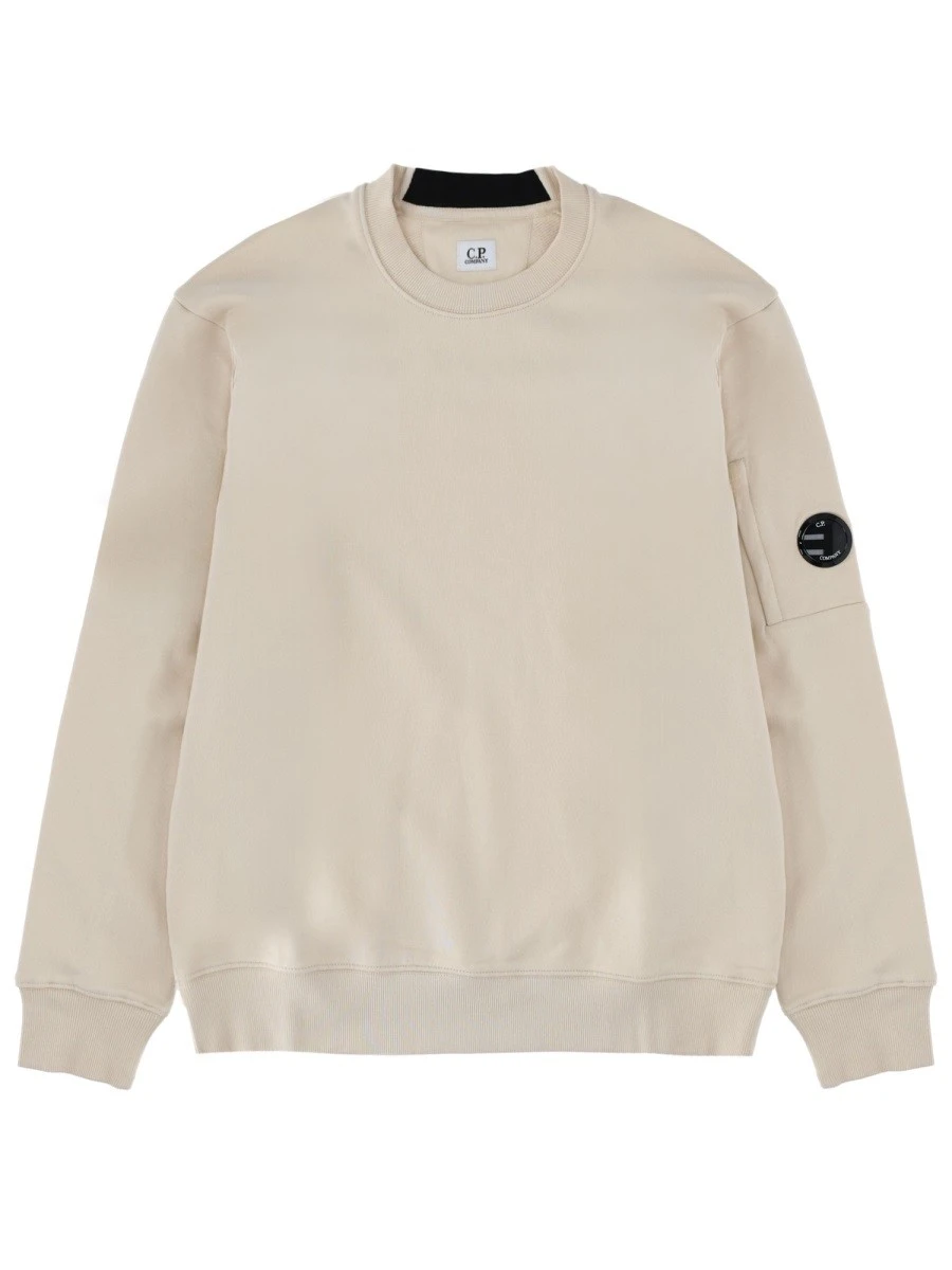 SWEATSHIRT WITH LOGO PATCH
