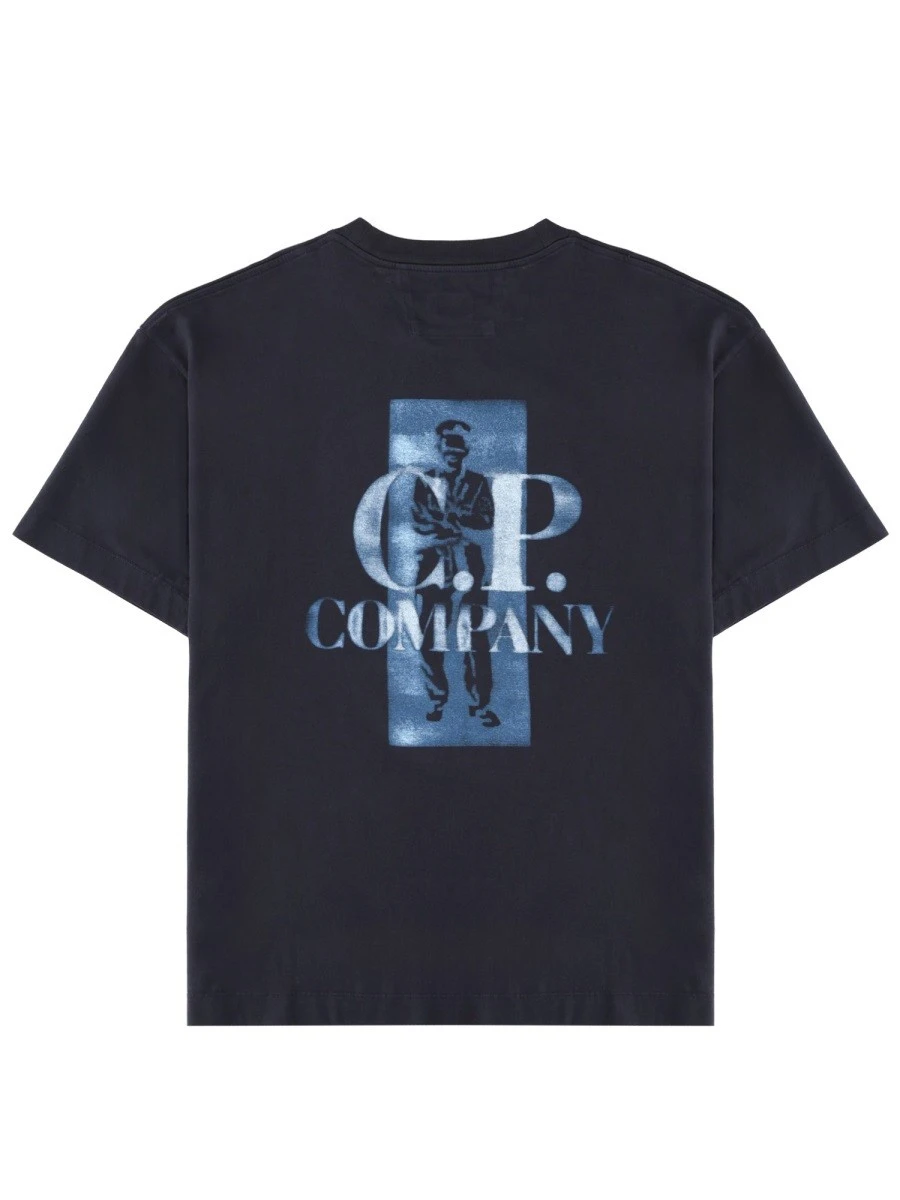 T-SHIRT WITH LOGO AND PRINT